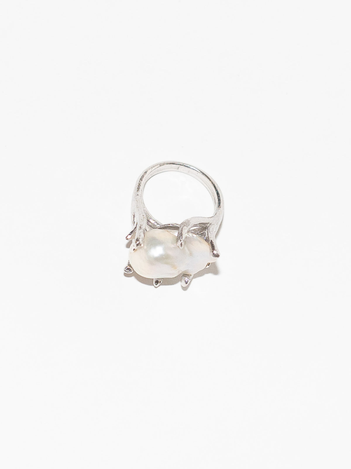 Blankens Baroque Pearl and Silver Ring