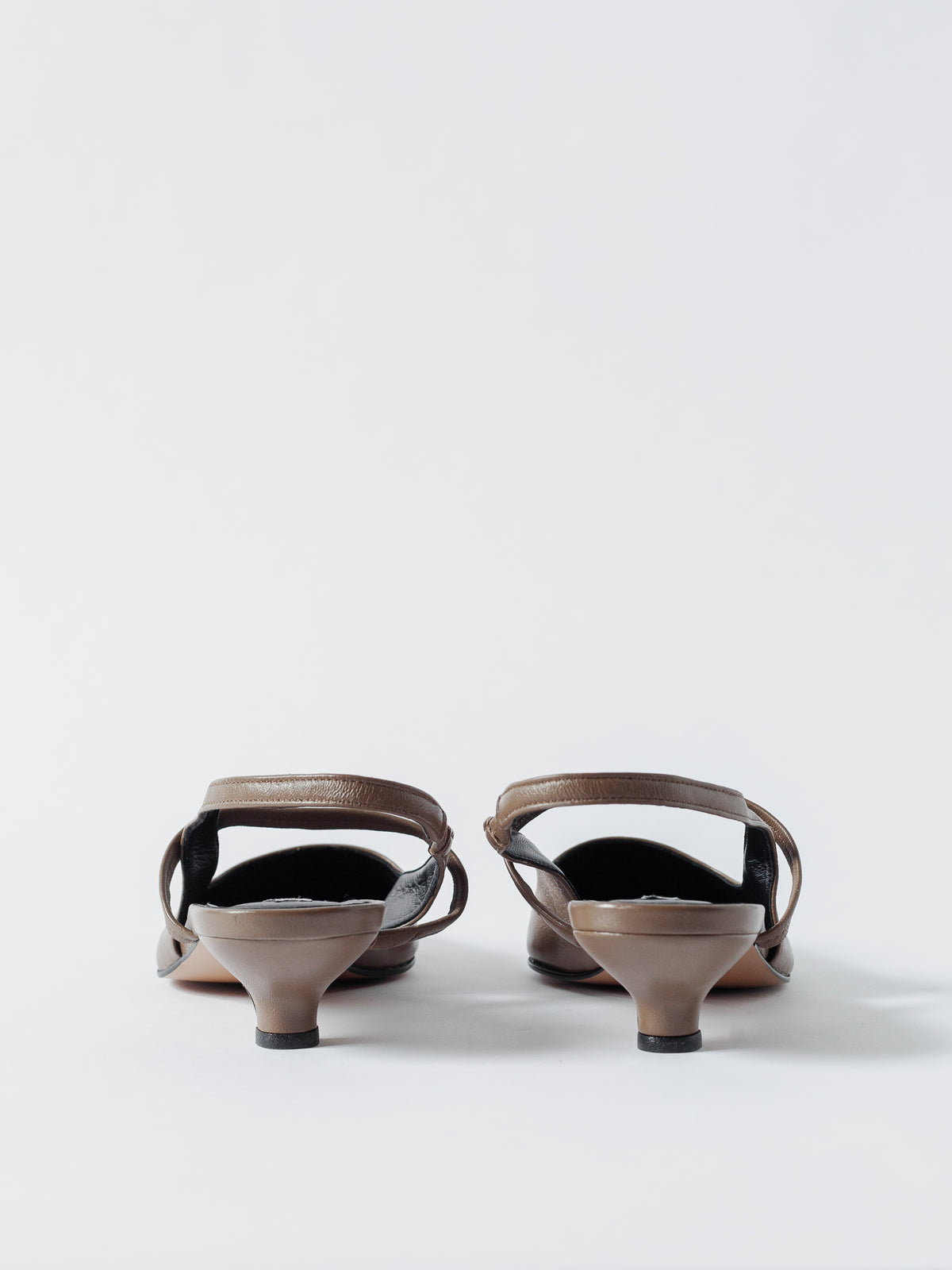 The Julie Grey Olive Leather