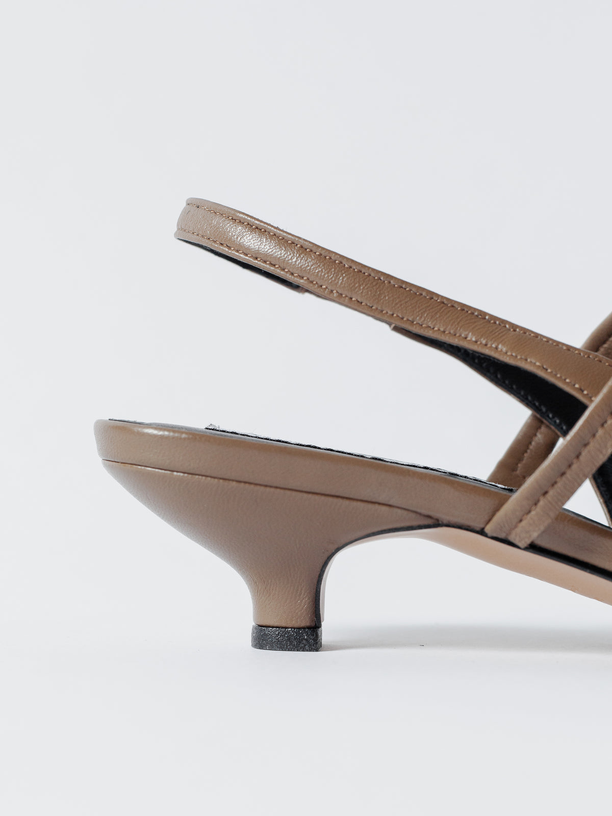 The Julie Grey Olive Leather