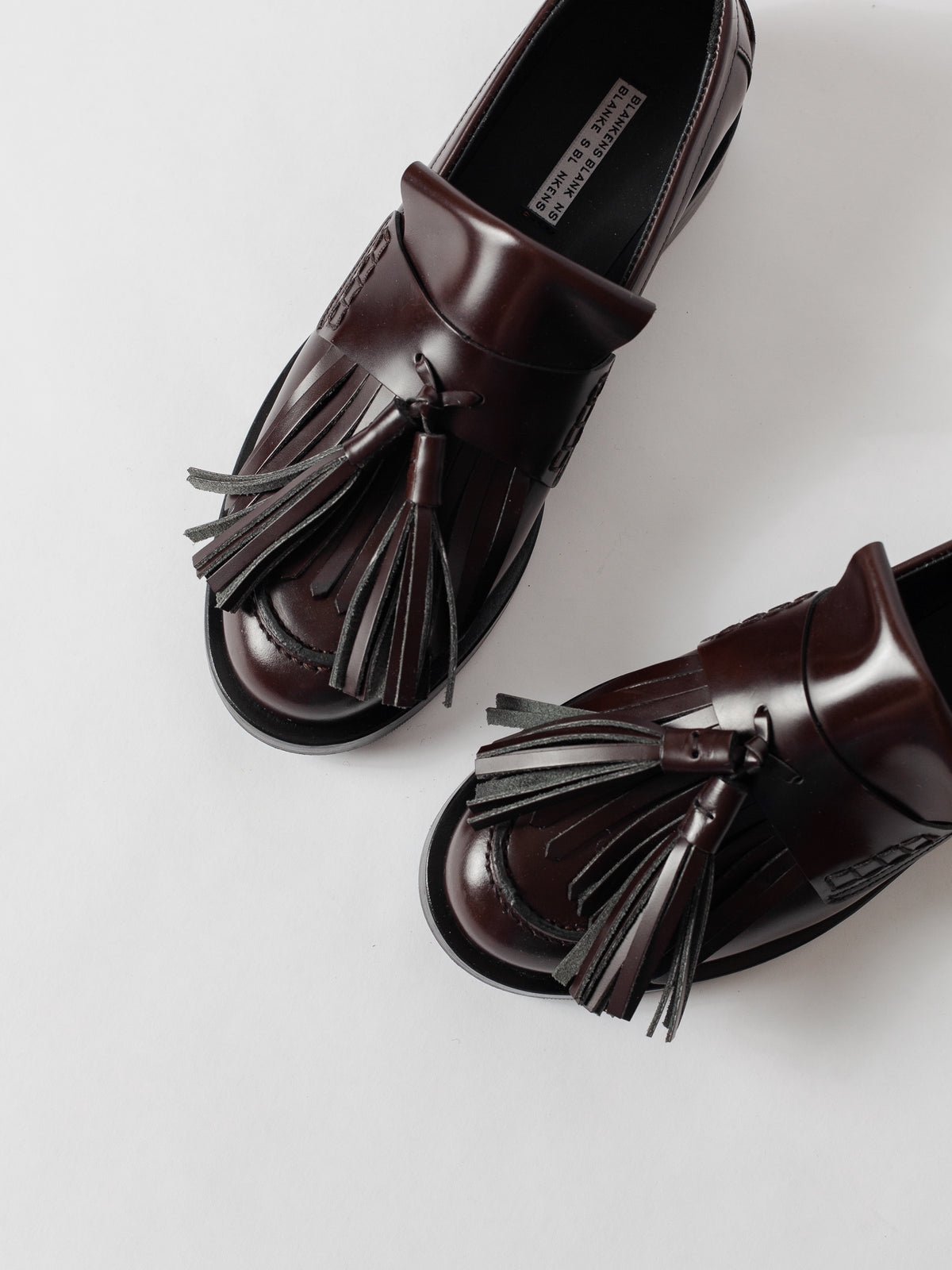 Blankens The Verona Burgundy Brown Tassel Loafer