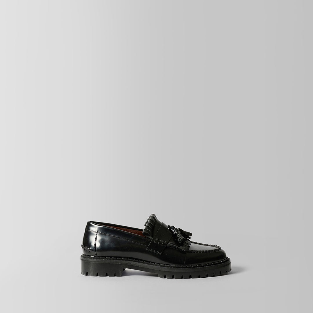 The Amal Black Leather