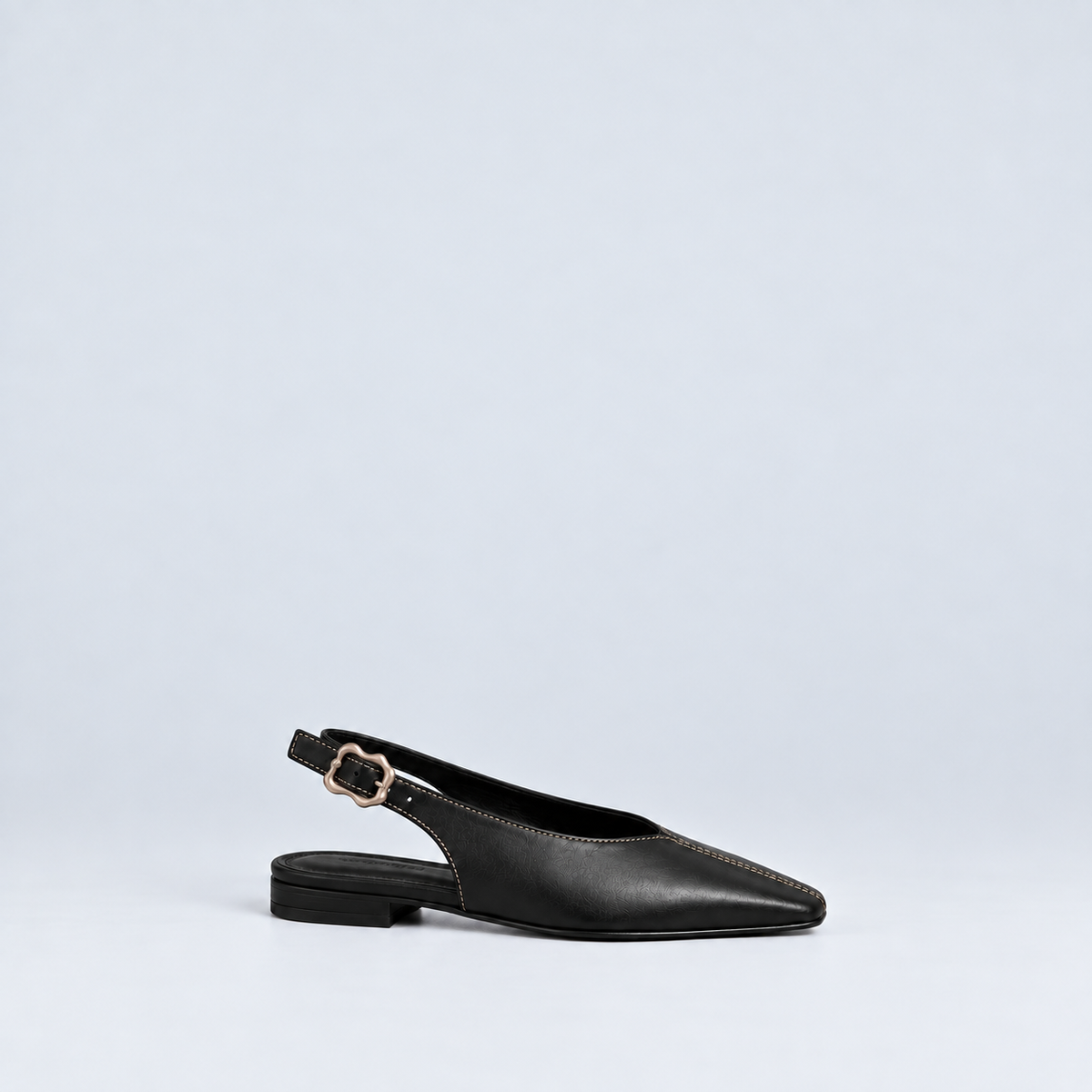 The Fiona black leather — side view