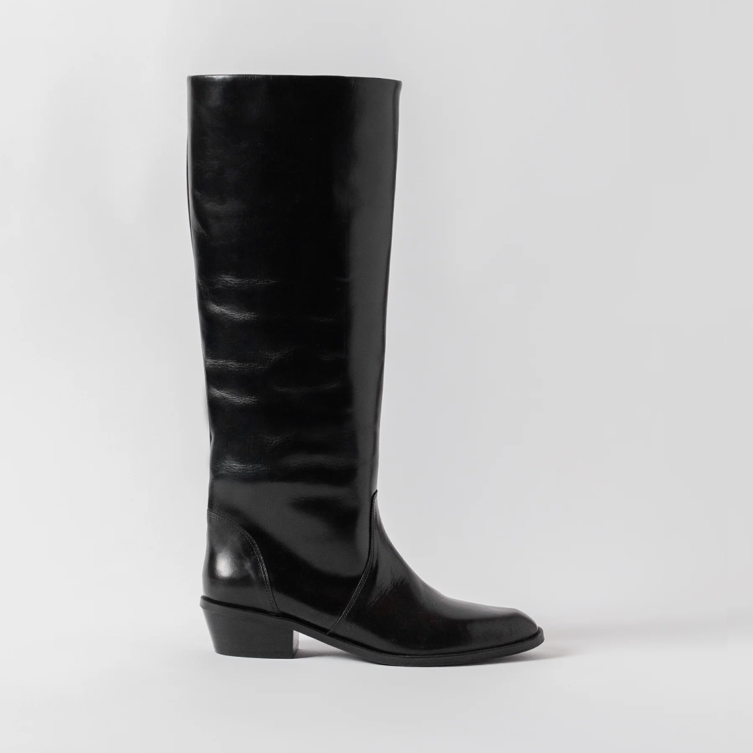 The Frances Black Leather