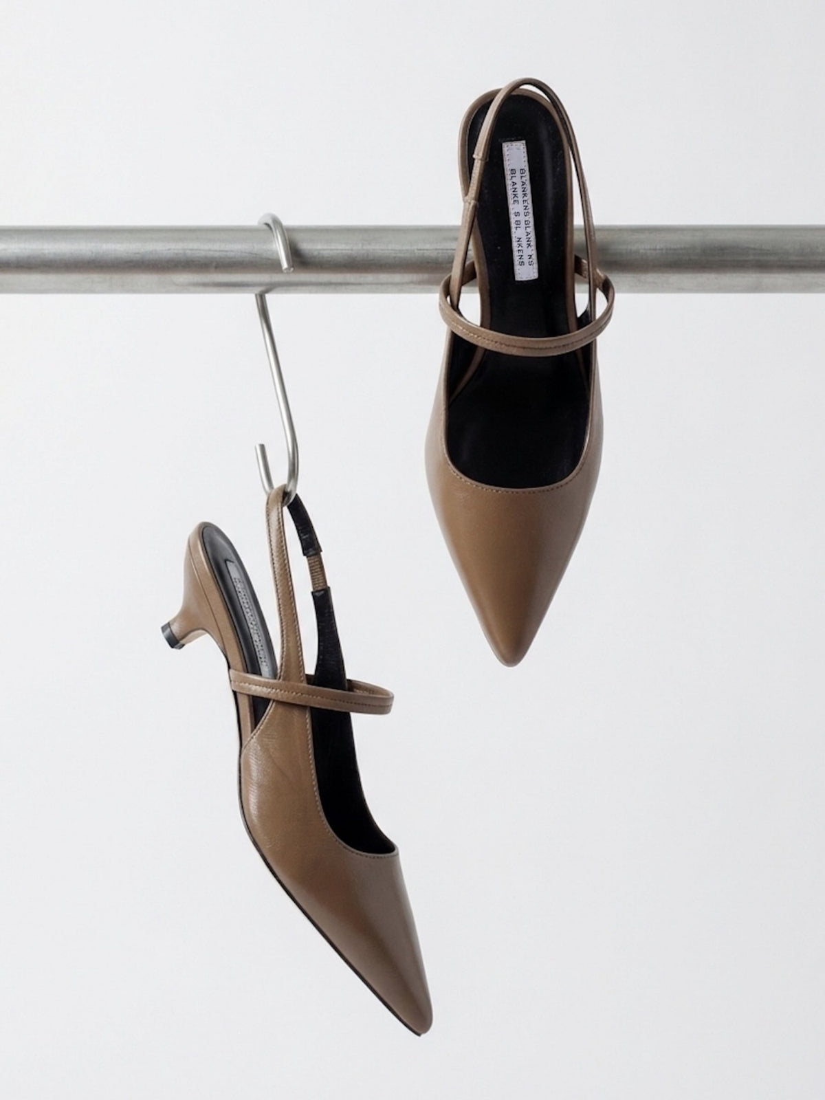 The Julie Grey Olive Leather