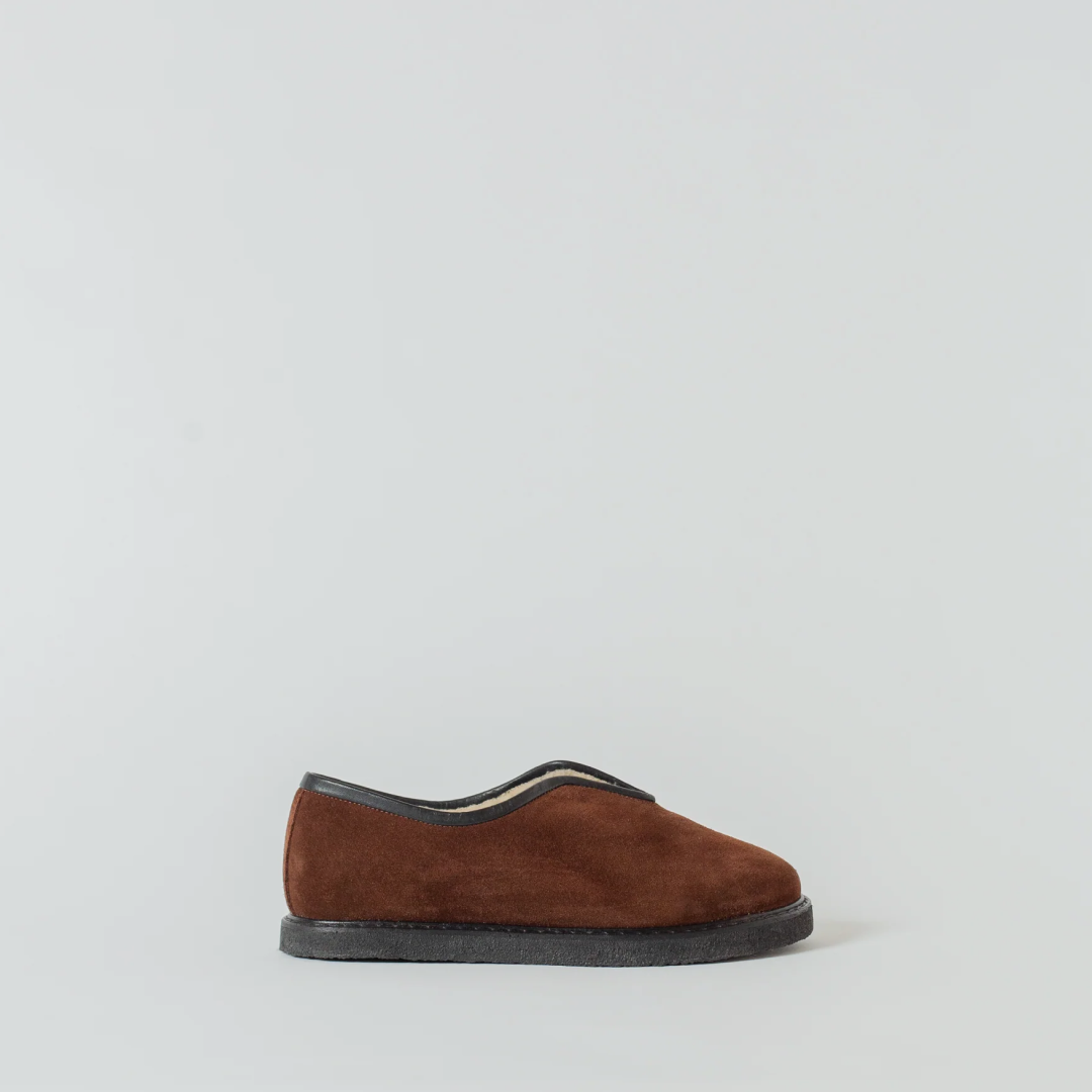 The Malin Warm Brown Suede