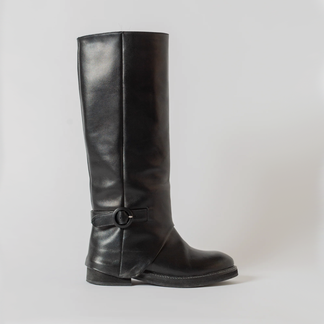 The Michelle Black Leather