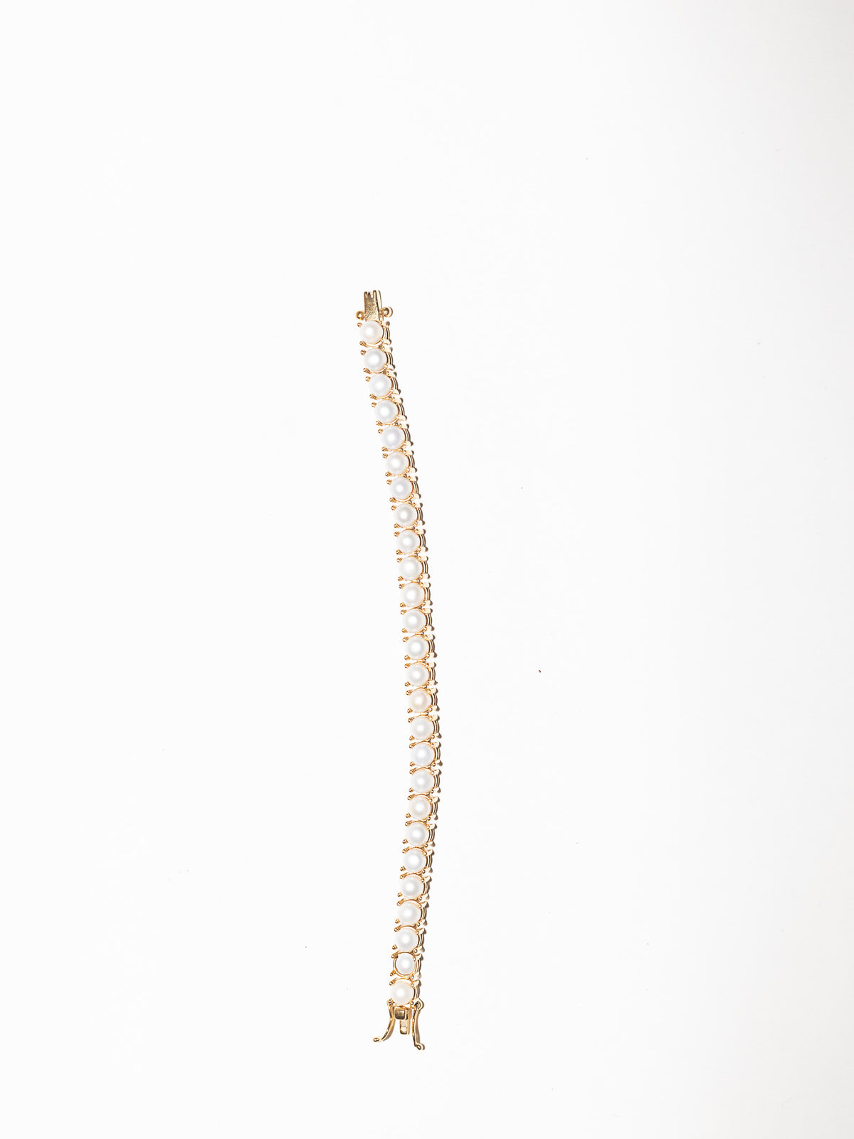 Blankens Pearl and Gold Tennis Bracelet
