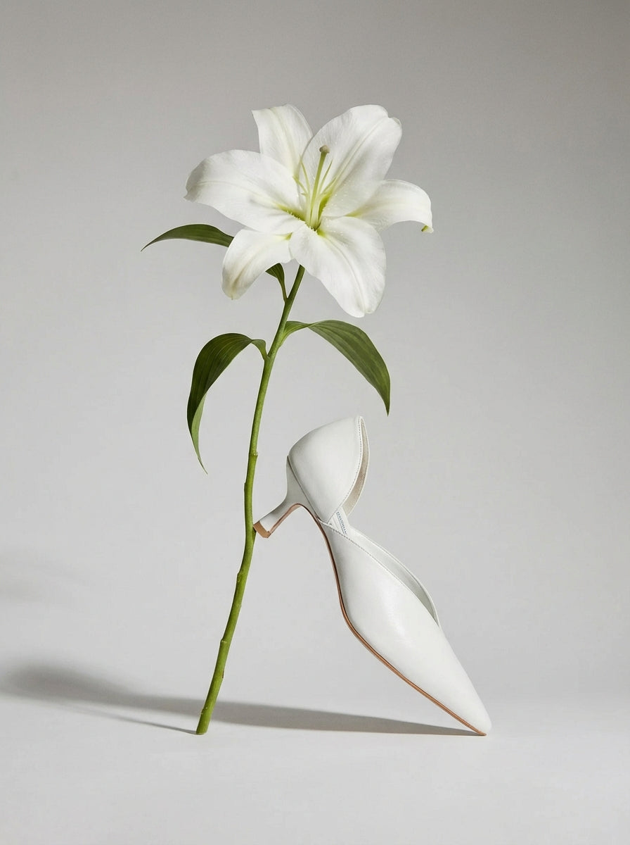 The Radford White Leather