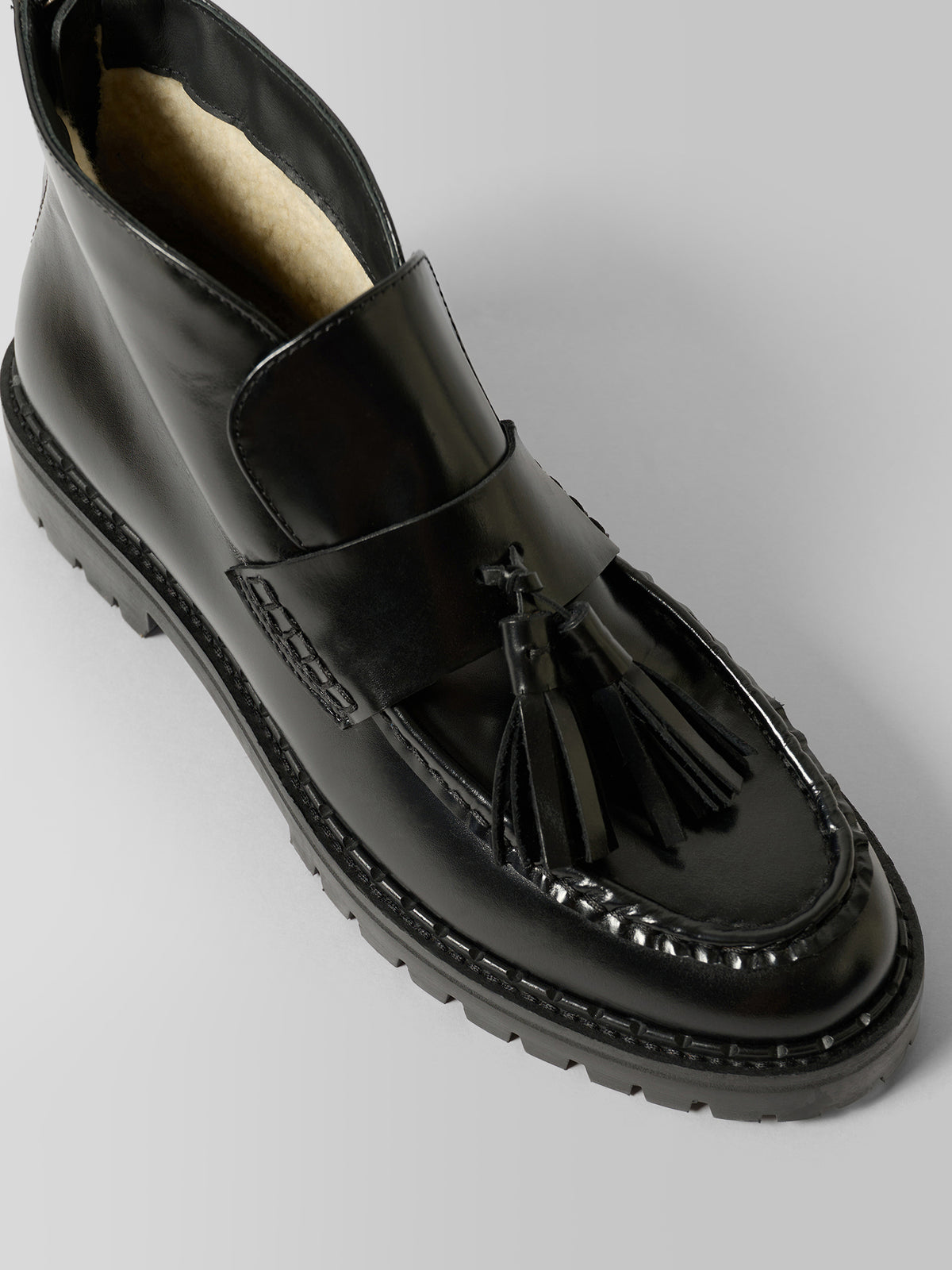 Blankens The Amal Black High Loafers