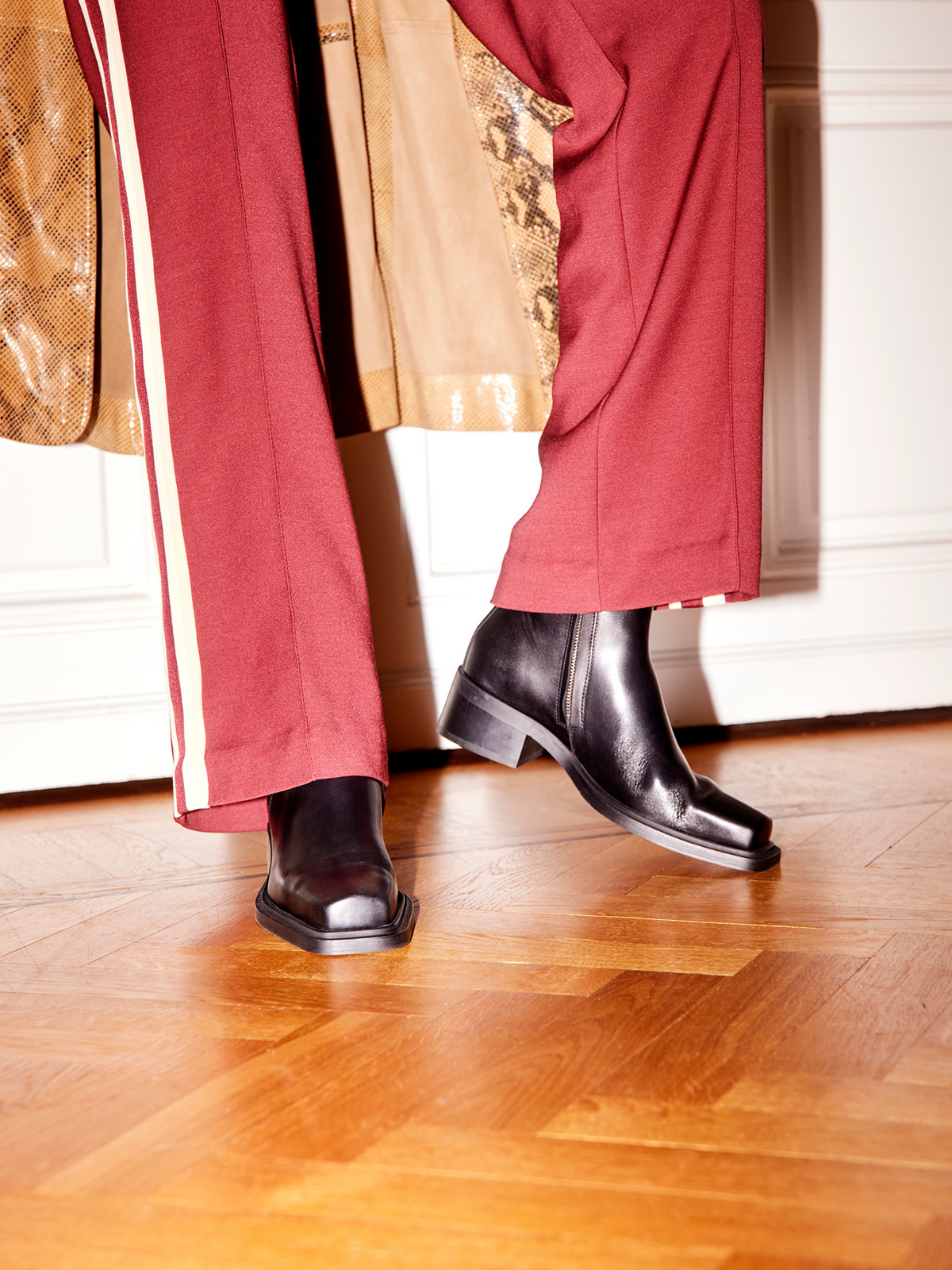 Blankens The Hedda Black leather boots