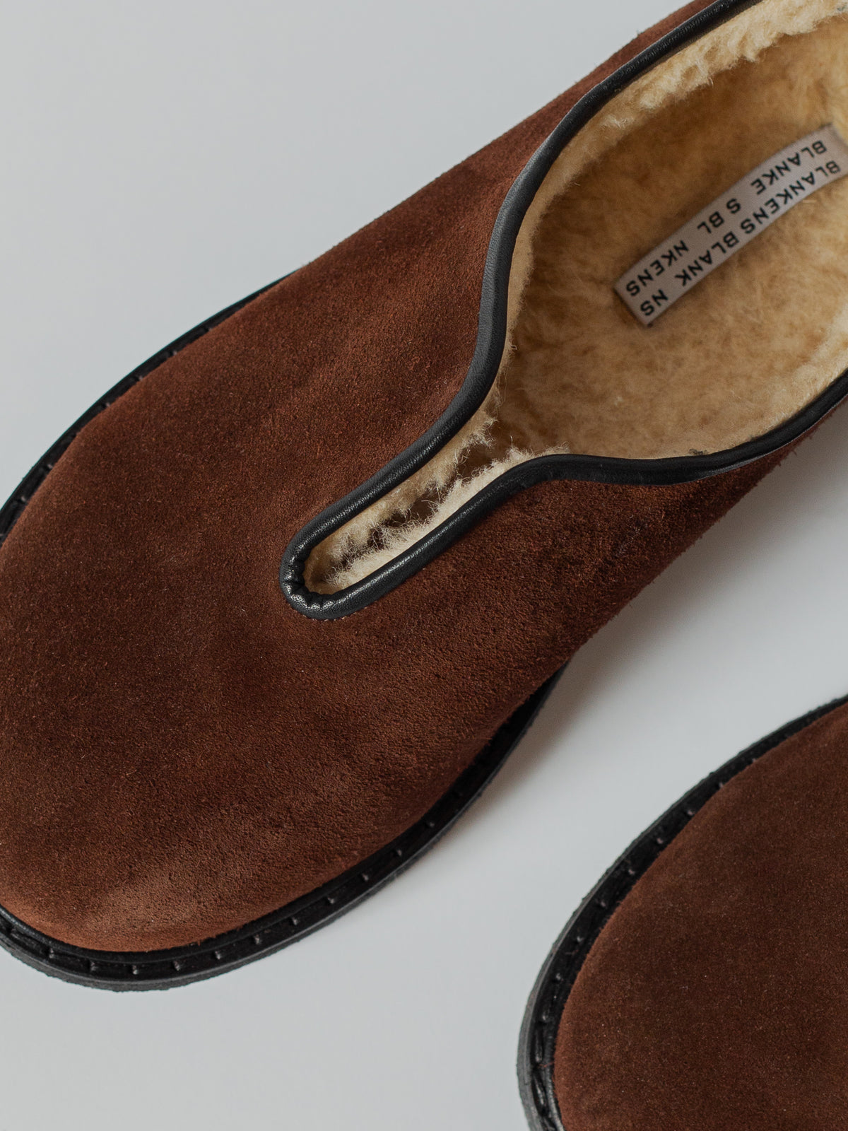 Blankens The Malin suede slip-on flats