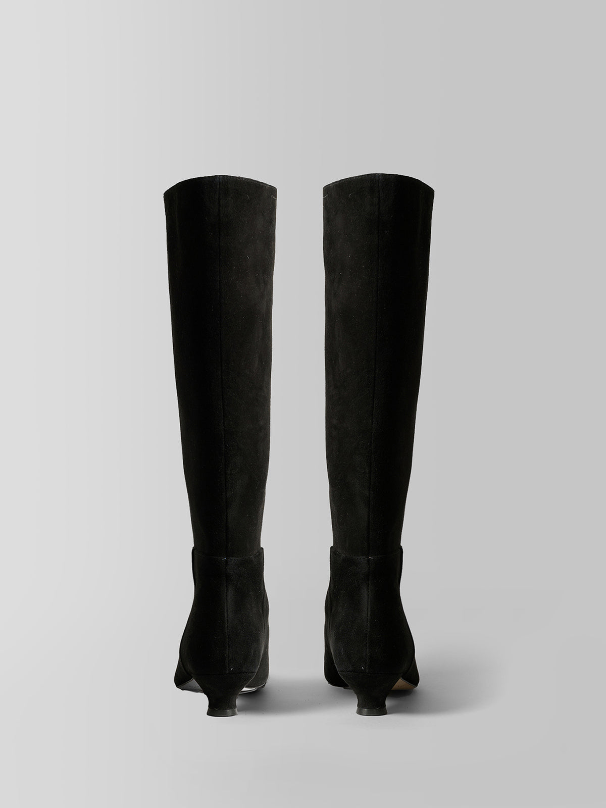 Blankens The Sydney Black Suede Knee-high Boots