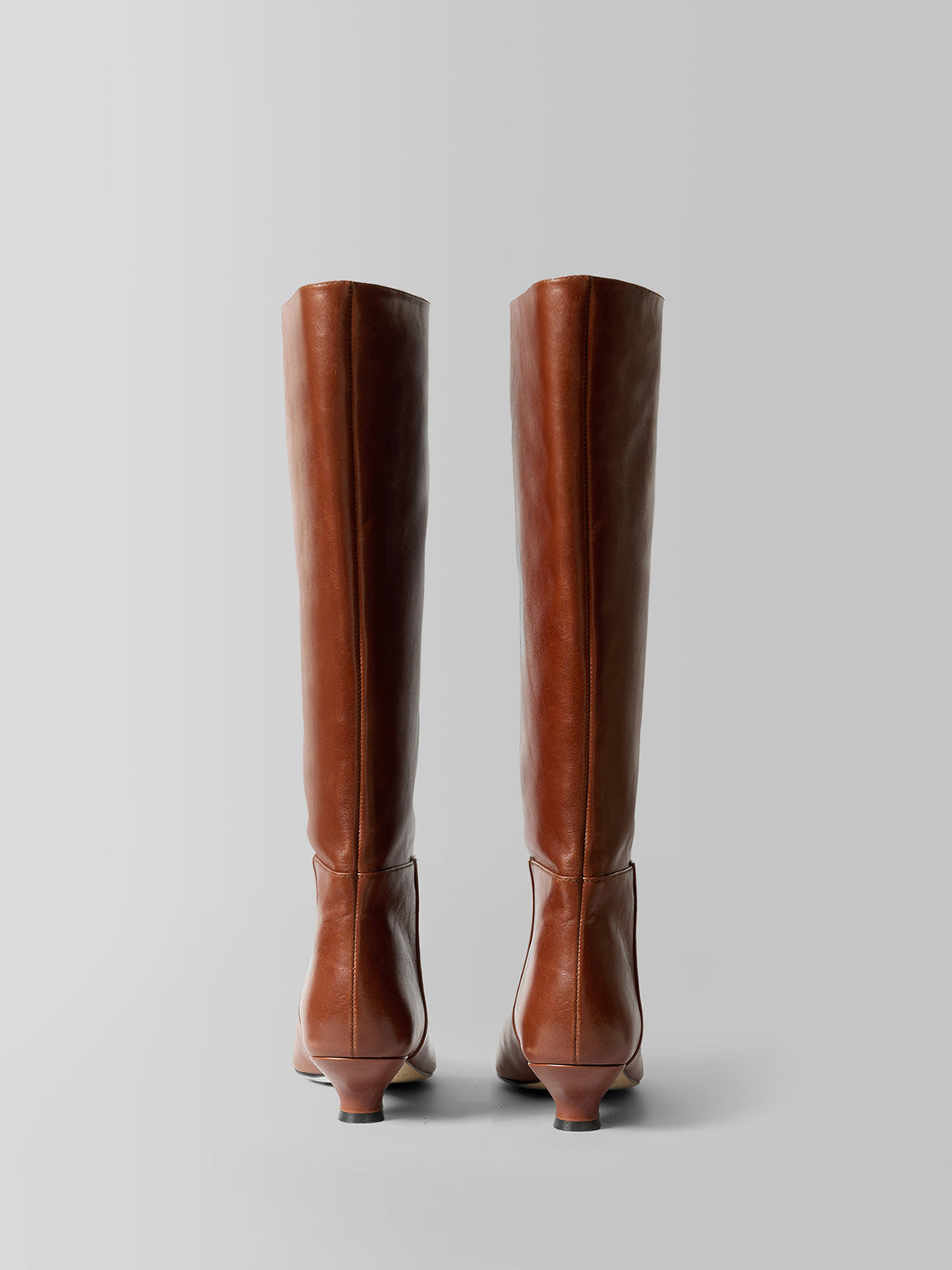 Blankens The Sydney Brown Leather Knee-high Boots
