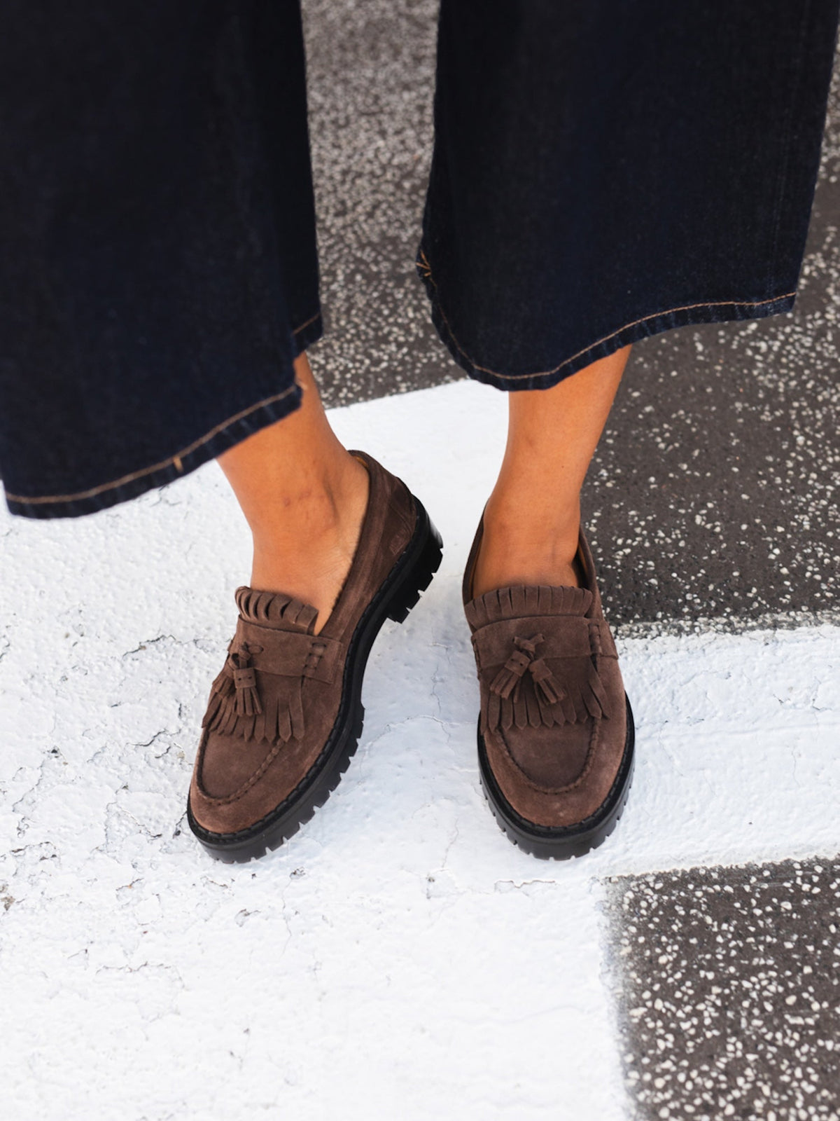 The Amal Brown Suede