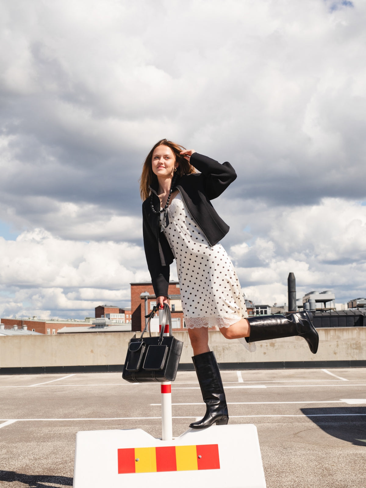 The Frances Black Leather