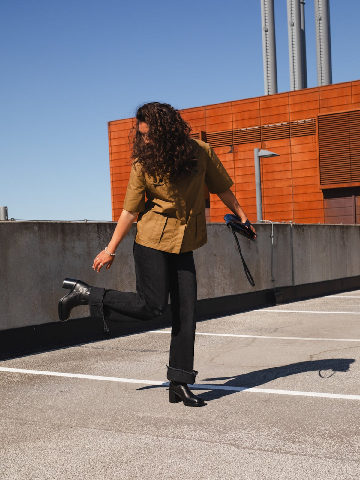 The Milou Black Leather