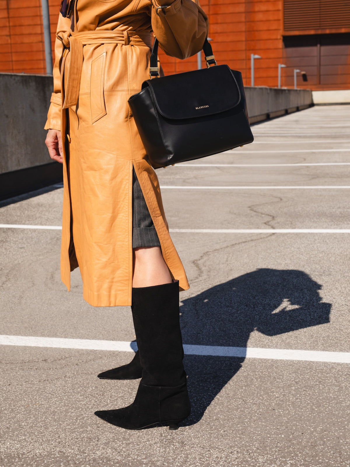 The Sydney Black Suede