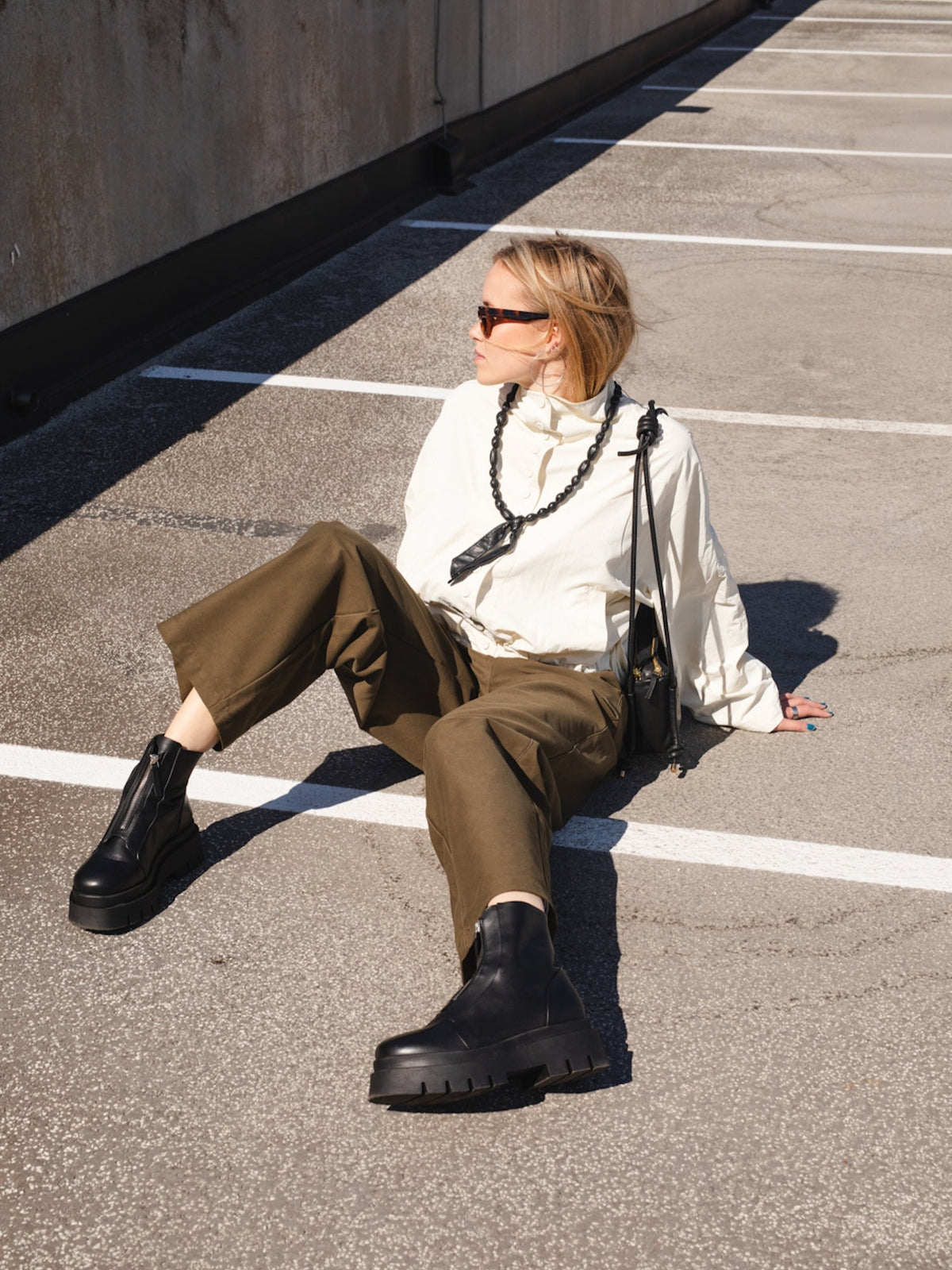 The Thilda Black Leather