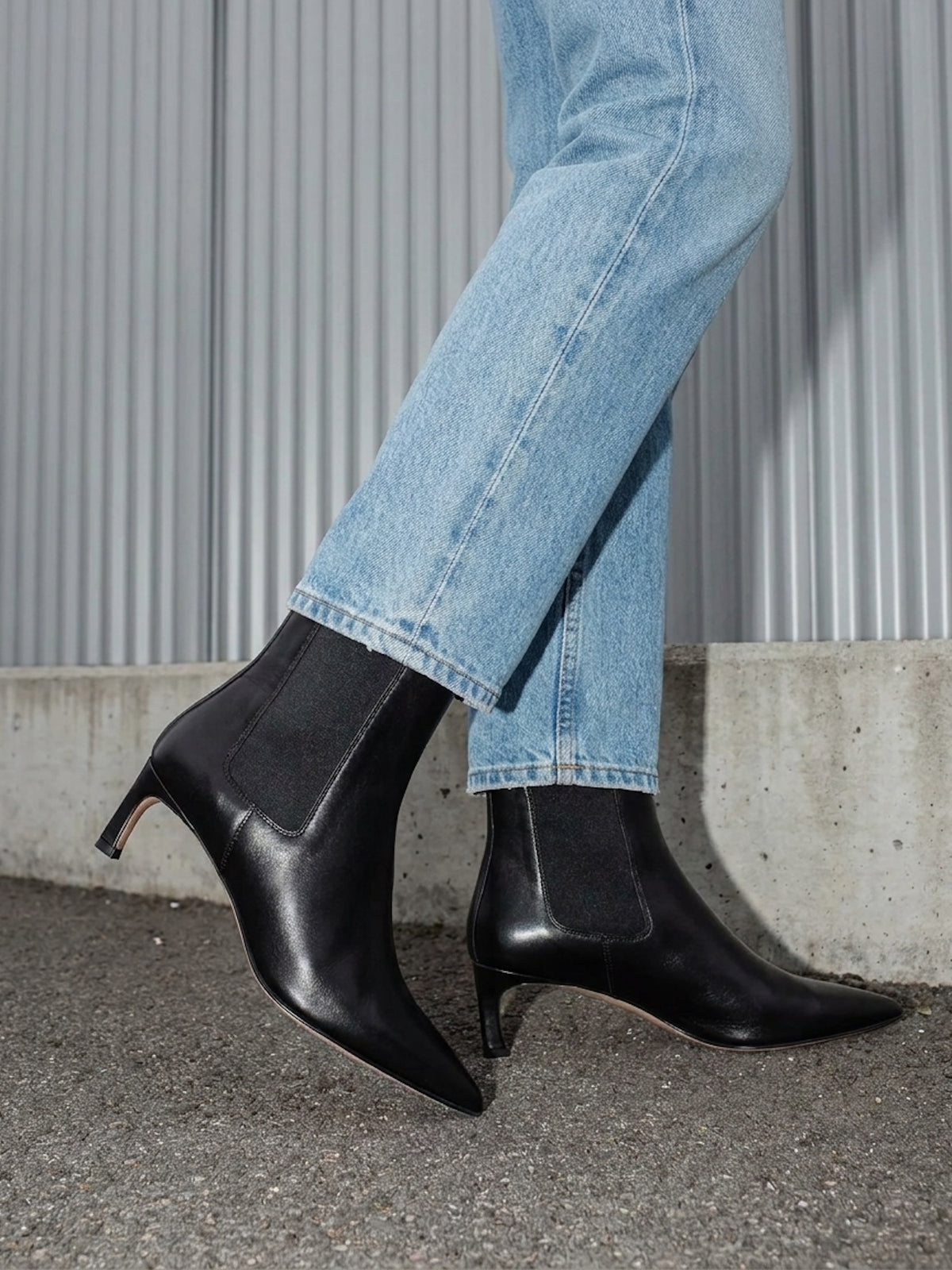The Matilda Black Leather