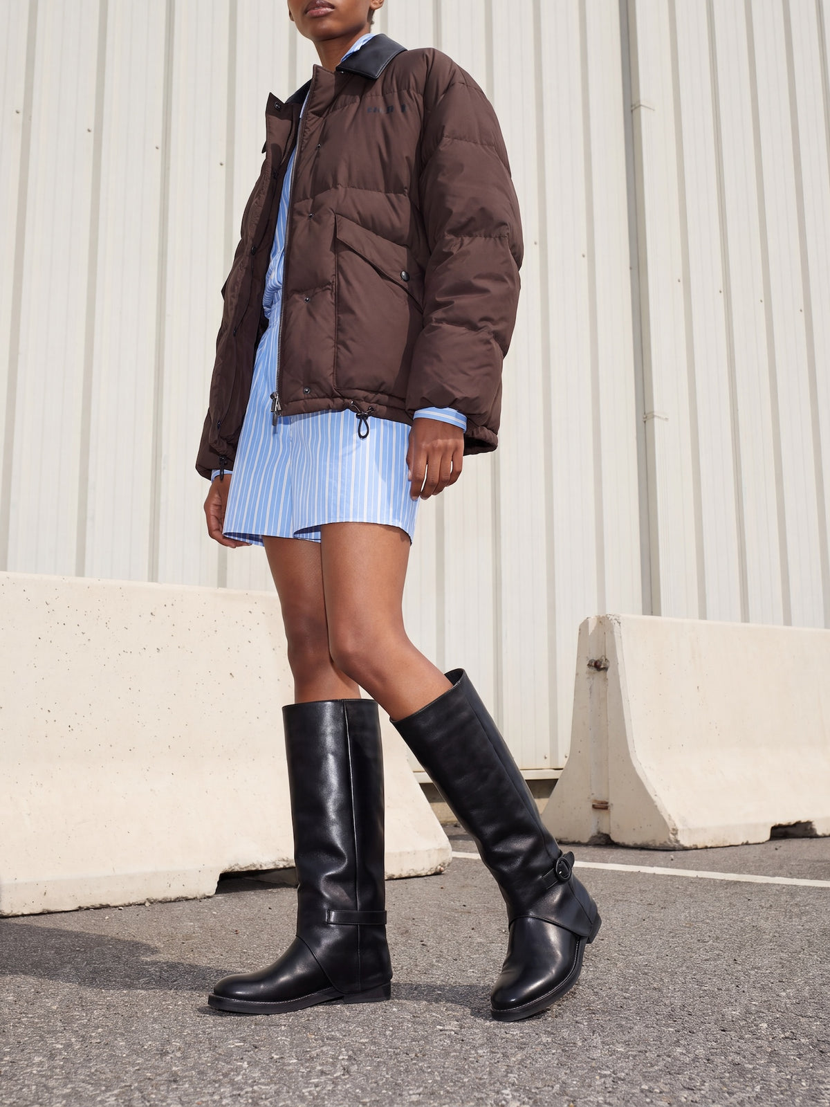 The Michelle Black Leather