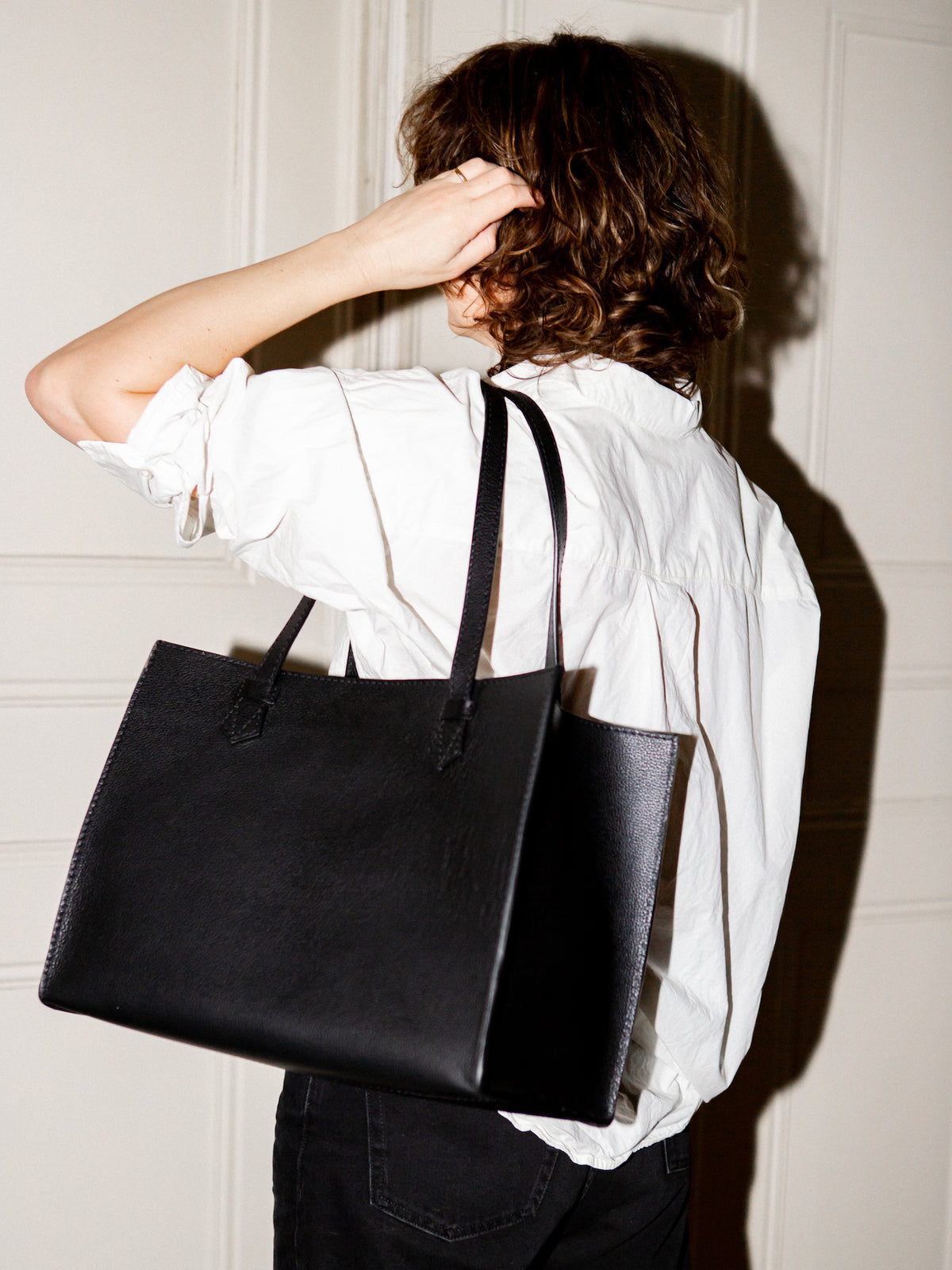 Blankens The Martha Black leather bag
