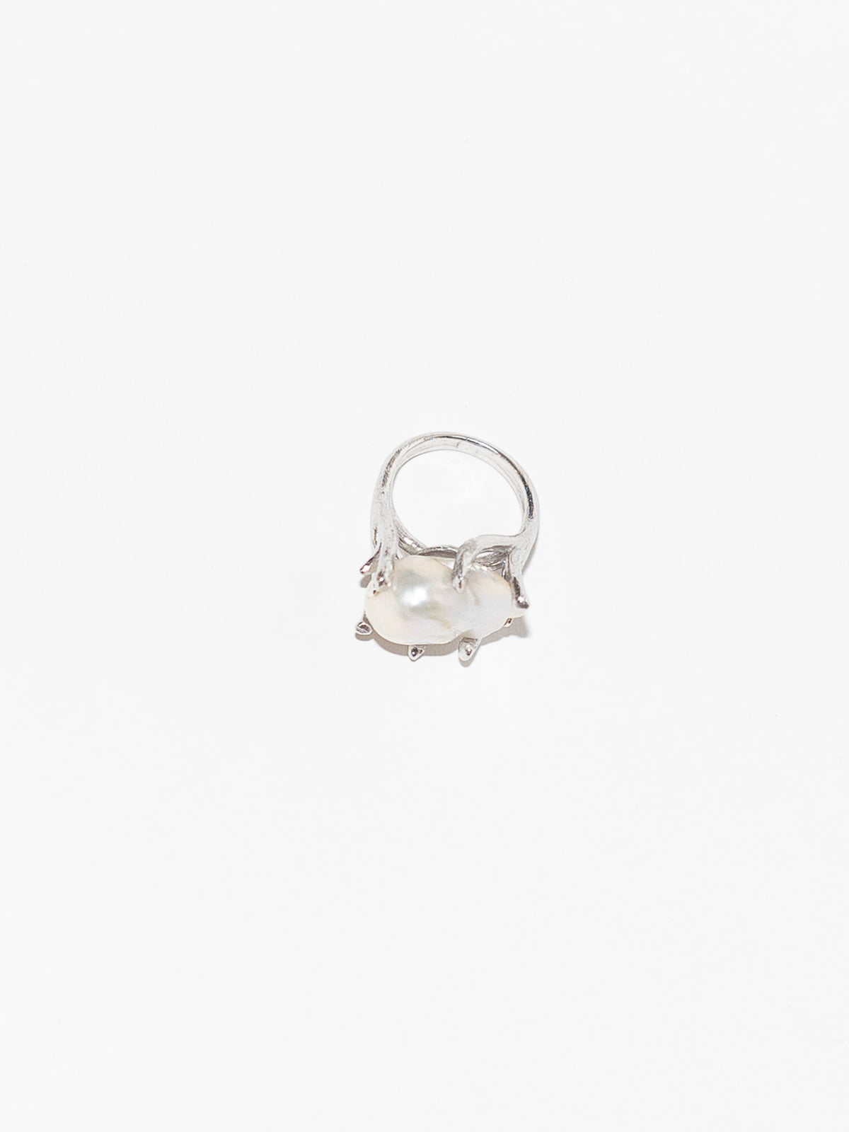 Blankens Baroque Pearl and Silver Ring