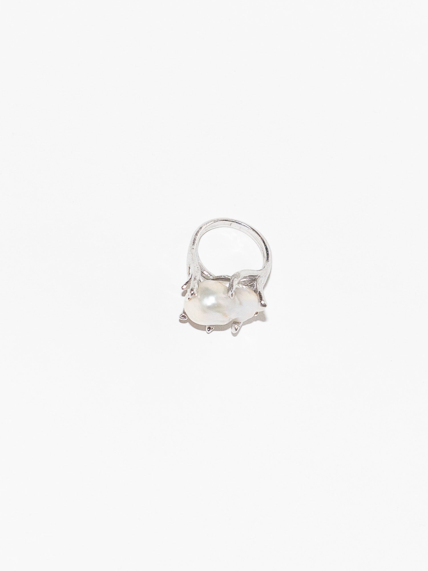 Blankens Baroque Pearl and Silver Ring