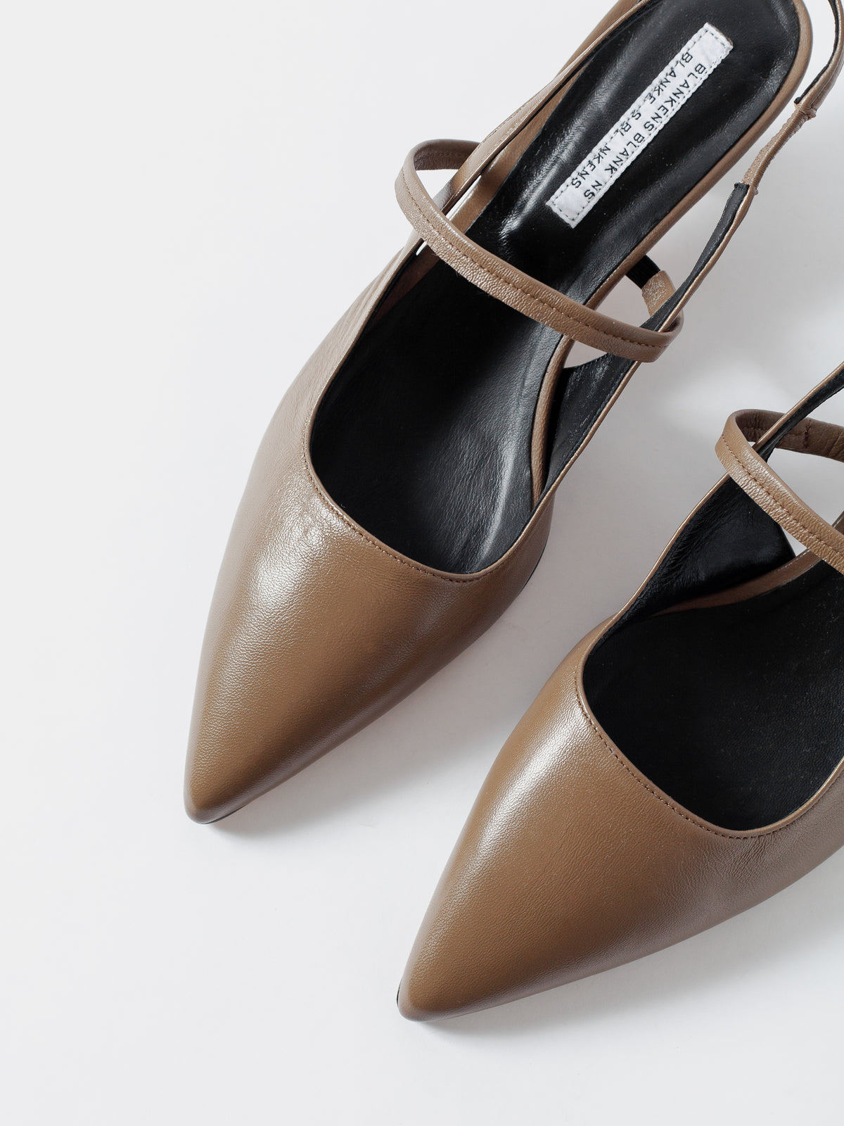 The Julie Grey Olive Leather