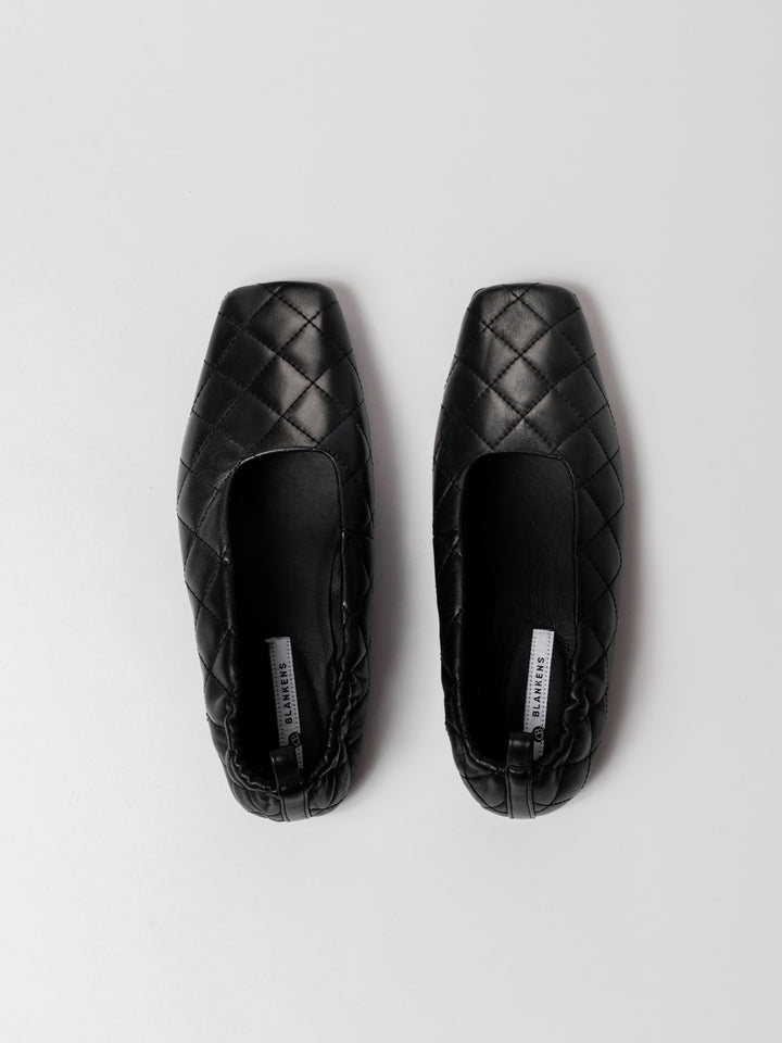 THE LEAH QUILTED BLACK