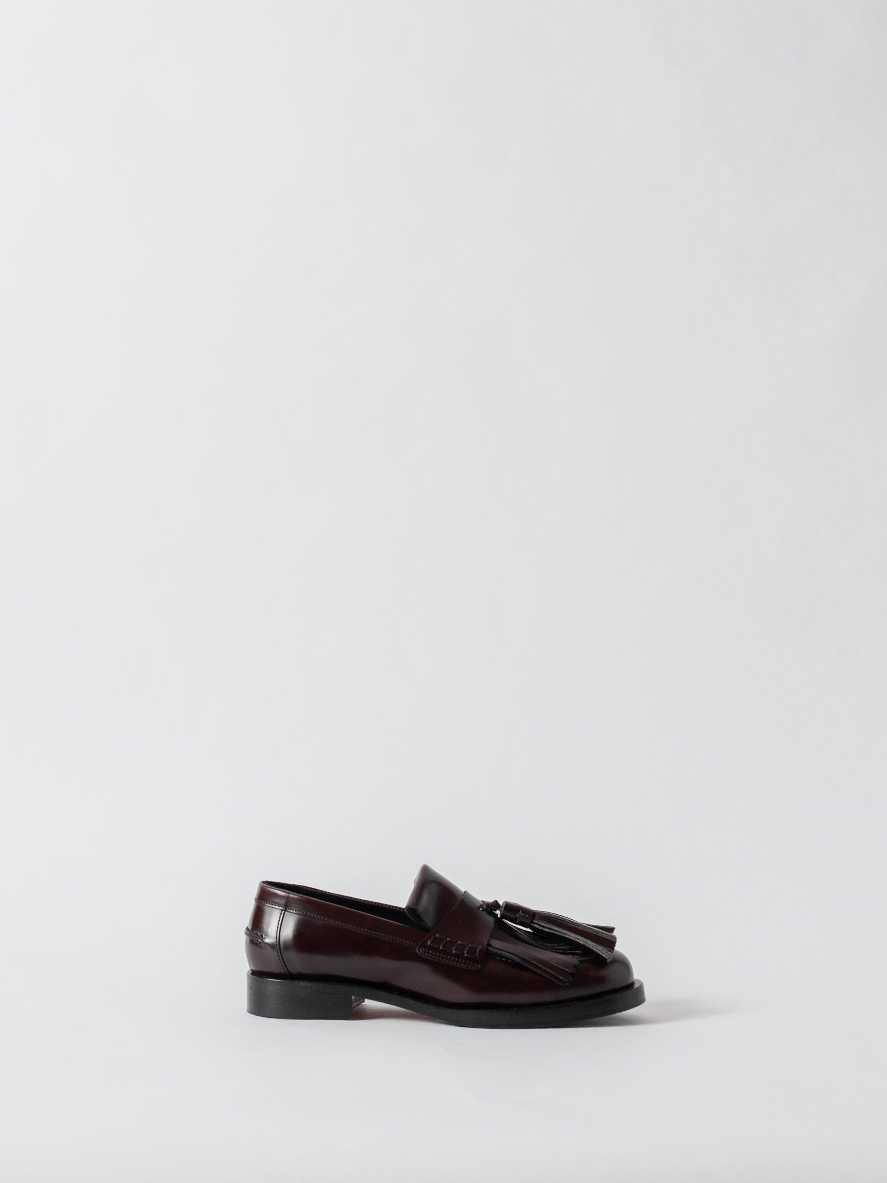 Blankens The Verona Burgundy Brown Tassel Loafer