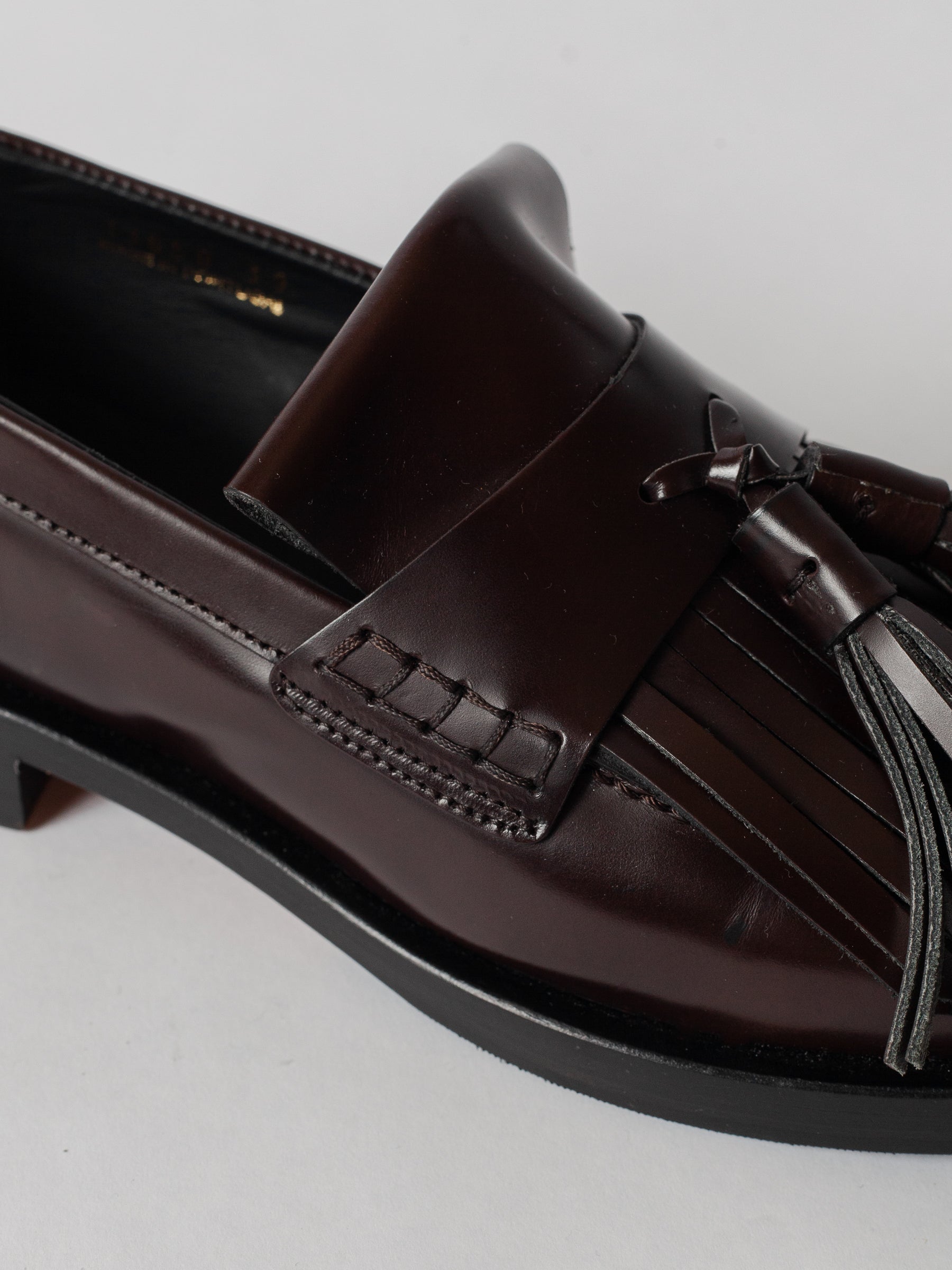 Blankens The Verona Burgundy Brown Tassel Loafer