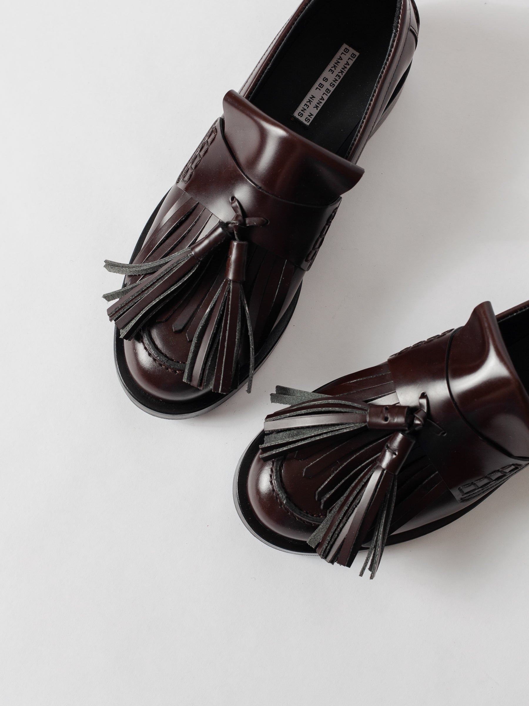 Blankens The Verona Burgundy Brown Tassel Loafer