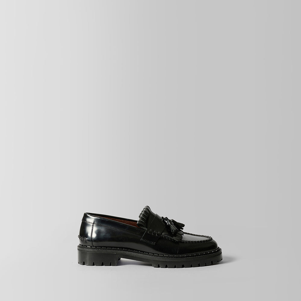 The Amal Black Leather