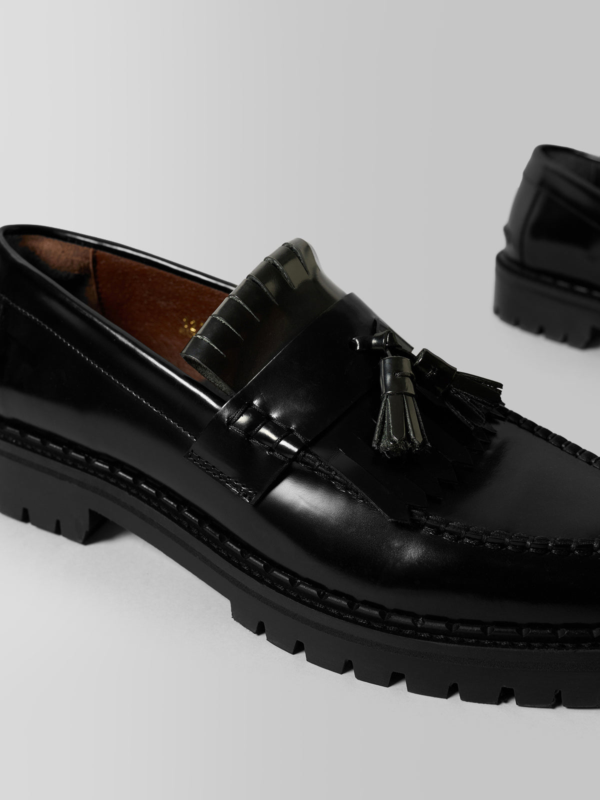 The Amal Black Leather