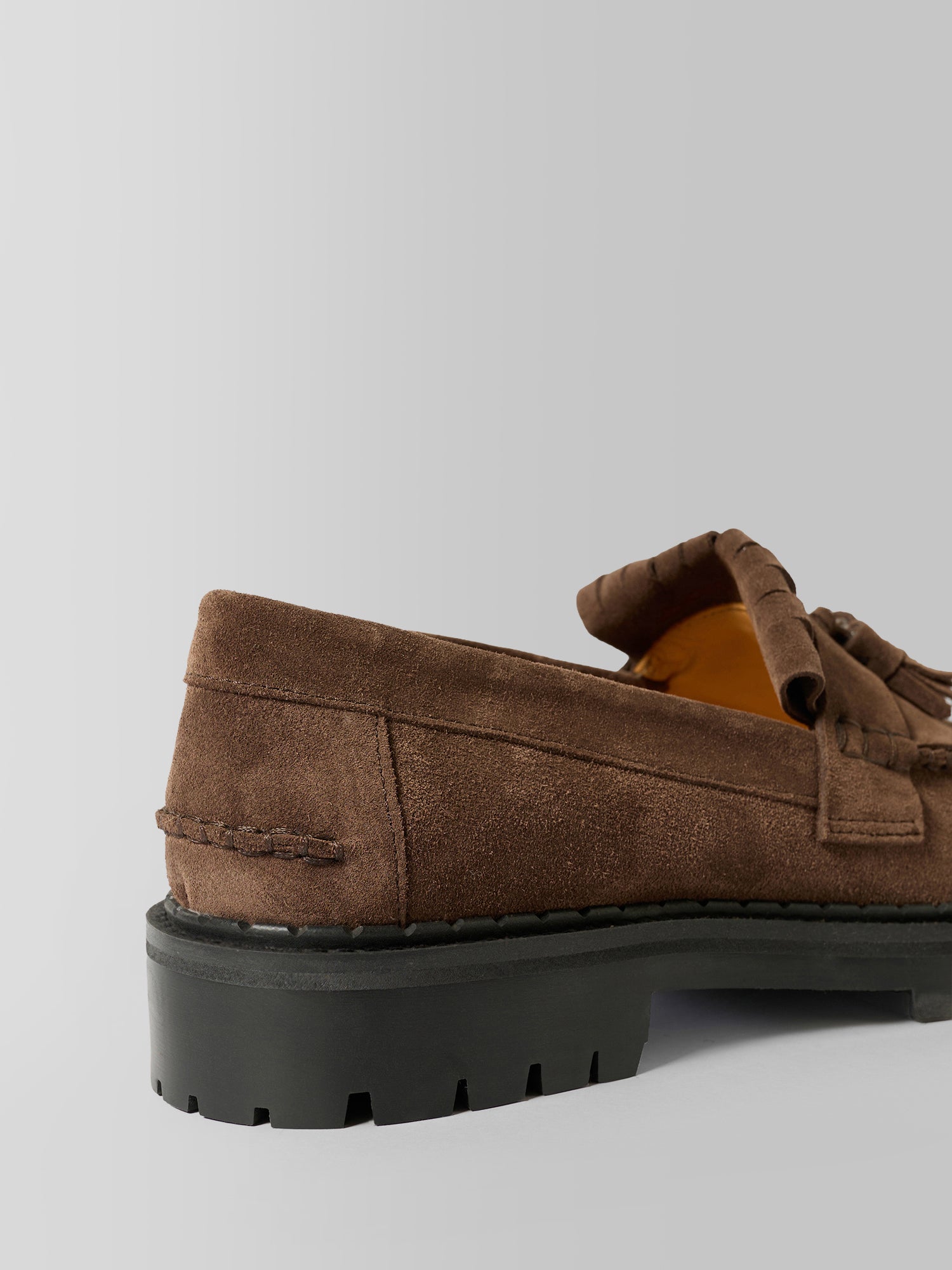 THE AMAL BROWN SUEDE LOAFER
