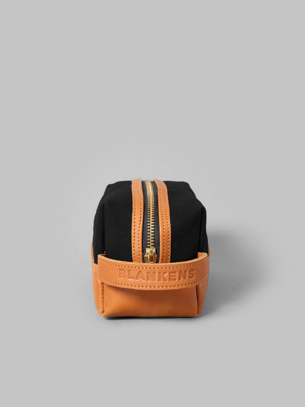The Dennis Beauty and Cable Case Black Leather and Canvas