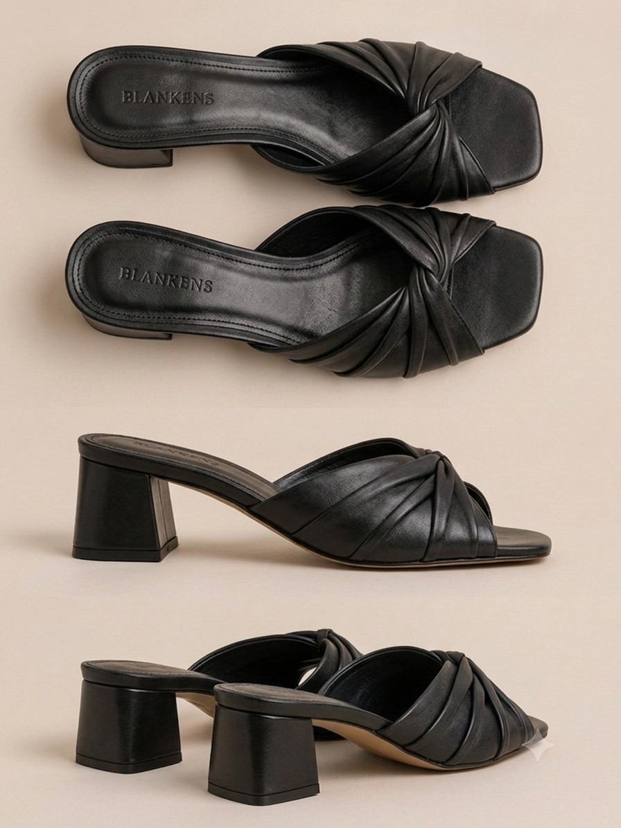 THE MARLA BLACK LEATHER