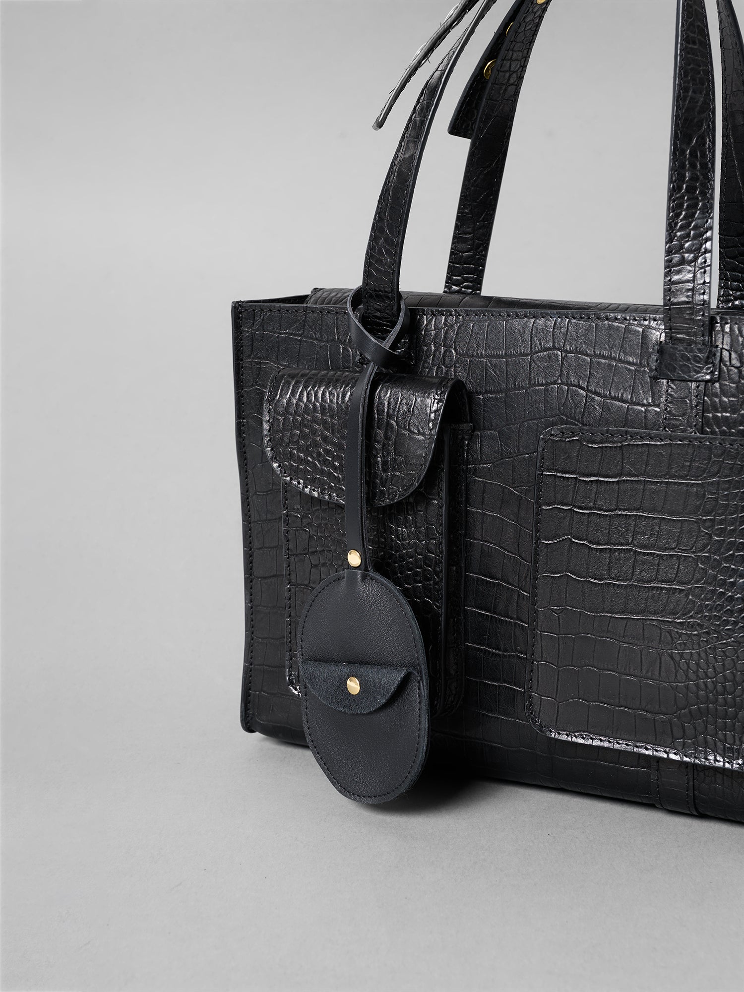 THE MARTHA MIDI BLACK CROC