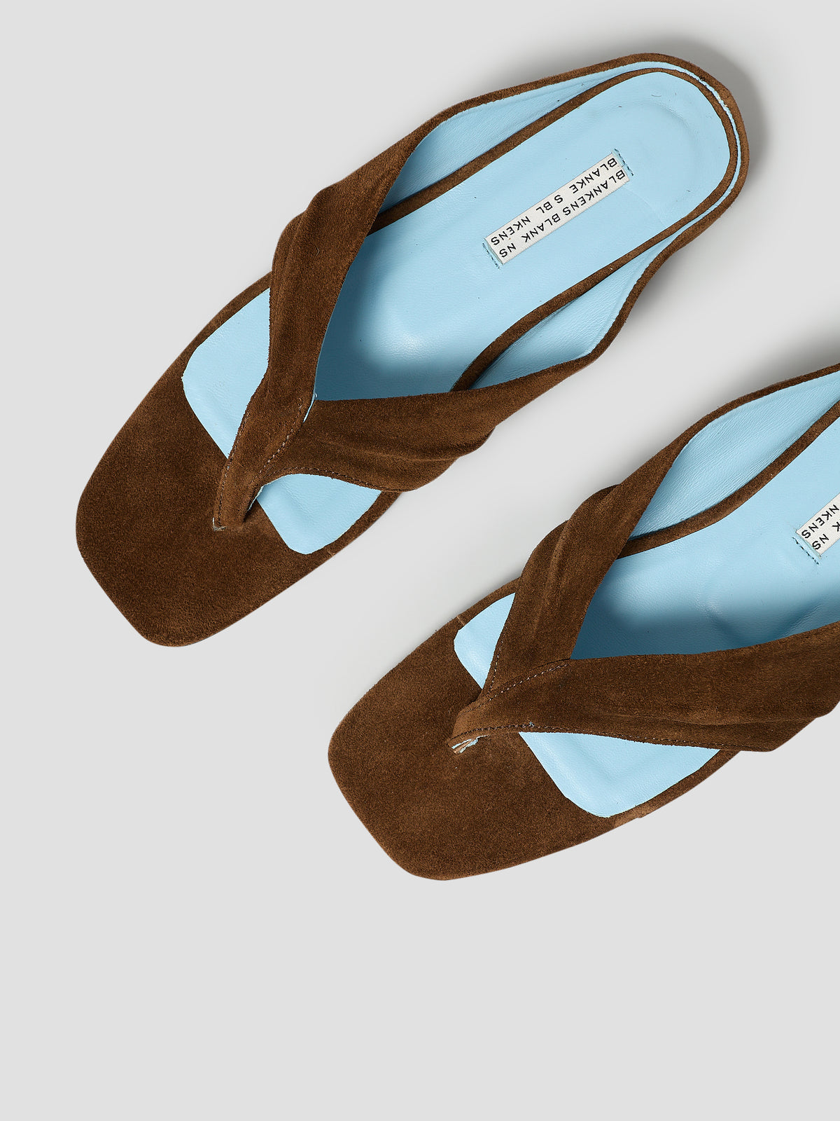 The Opal Brown Suede with Blue Leather Lining — view 5