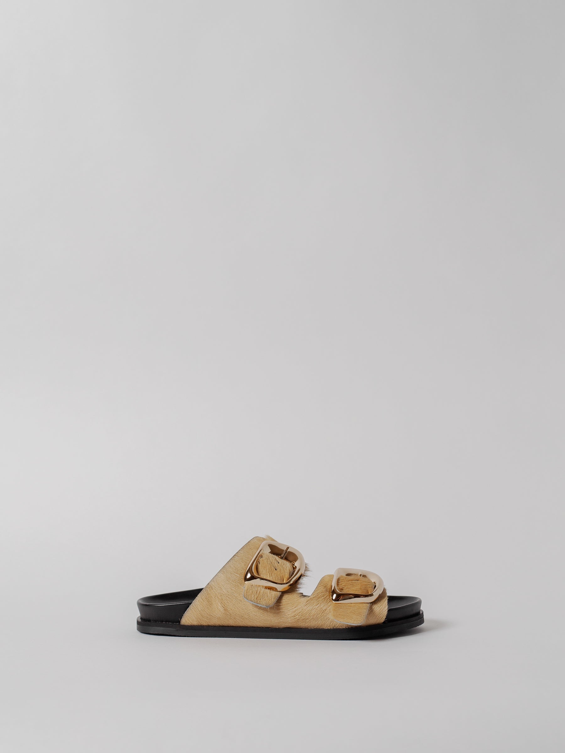 THE PERNILLE CREAM GOLD BUCKLE