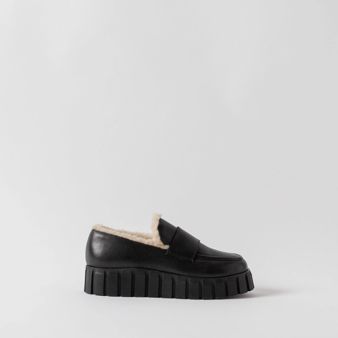 The Hana Black Leather