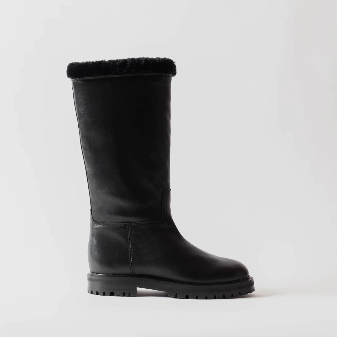 The Maja Black Leather