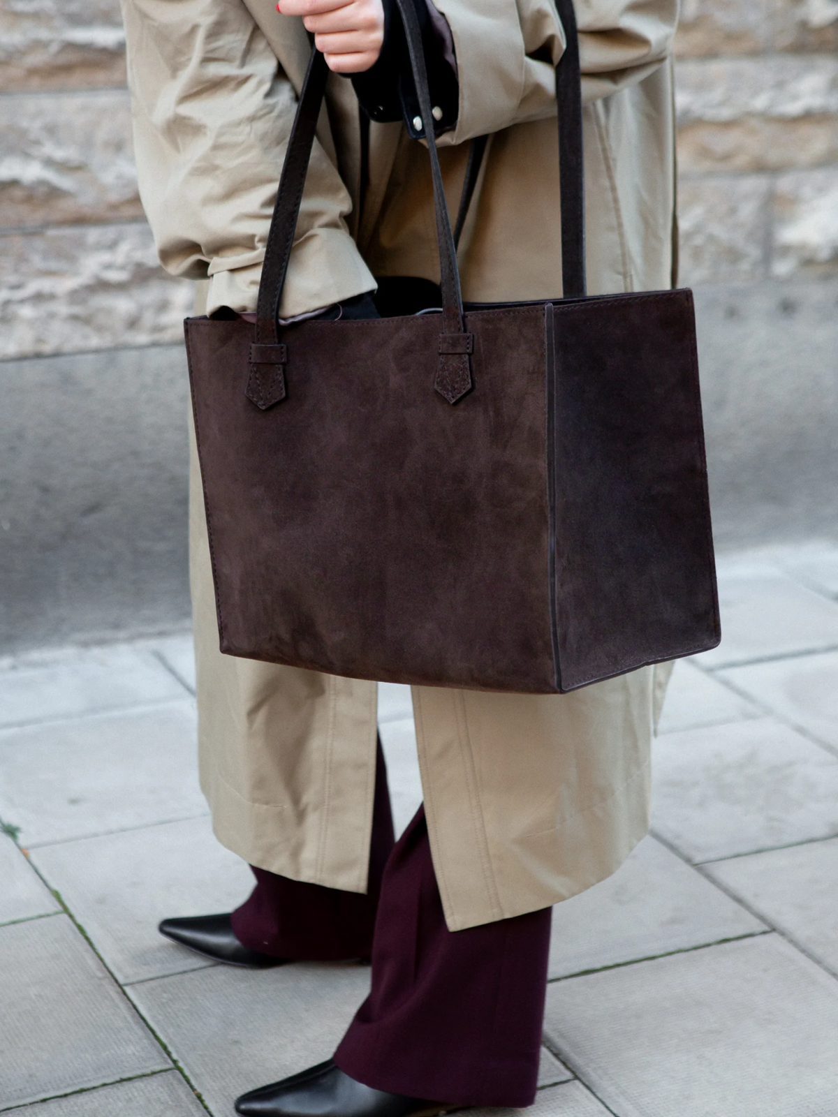 The Martha Brown Suede