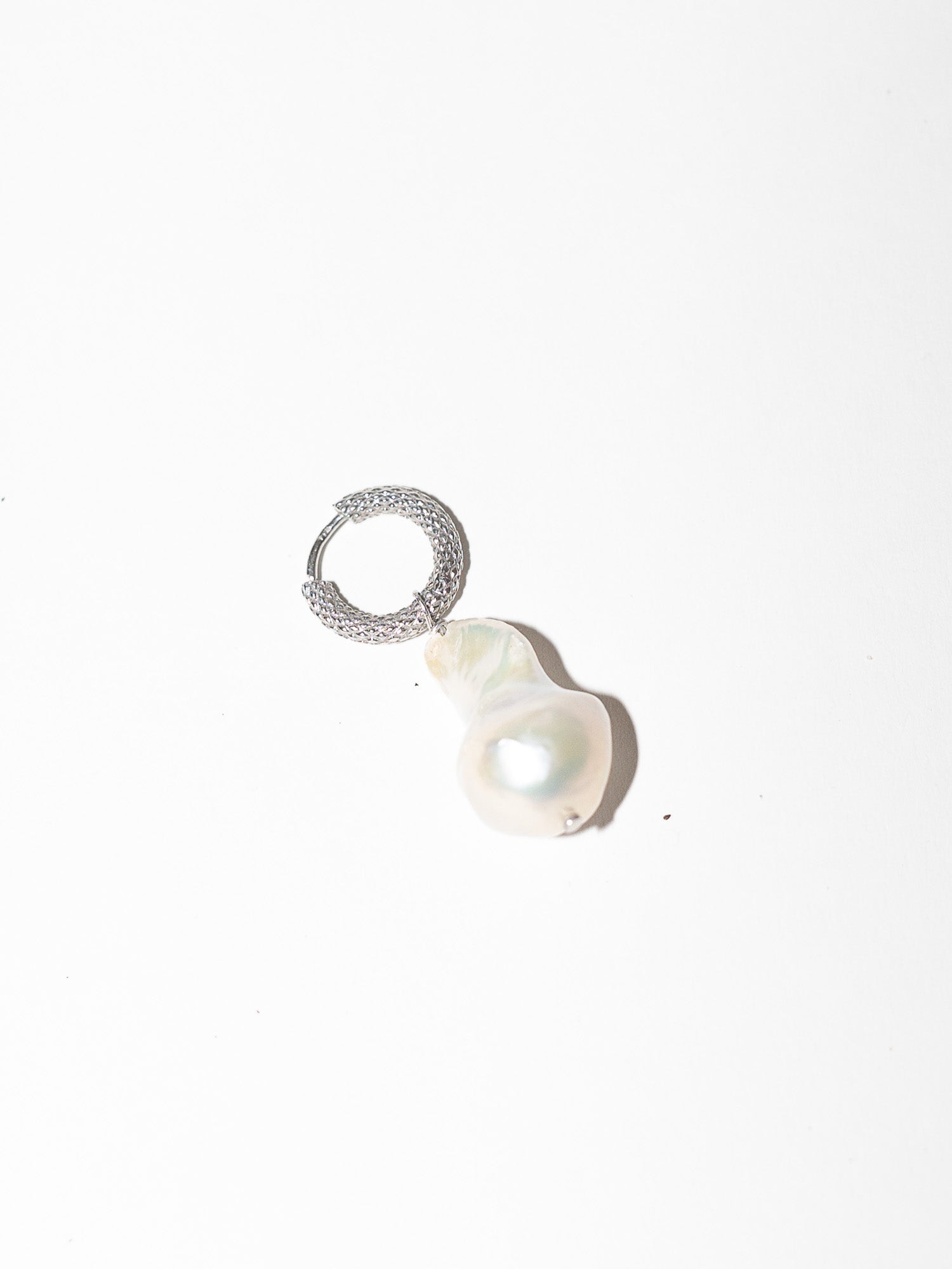 Blankens Silver Pearl Earring and Pendant