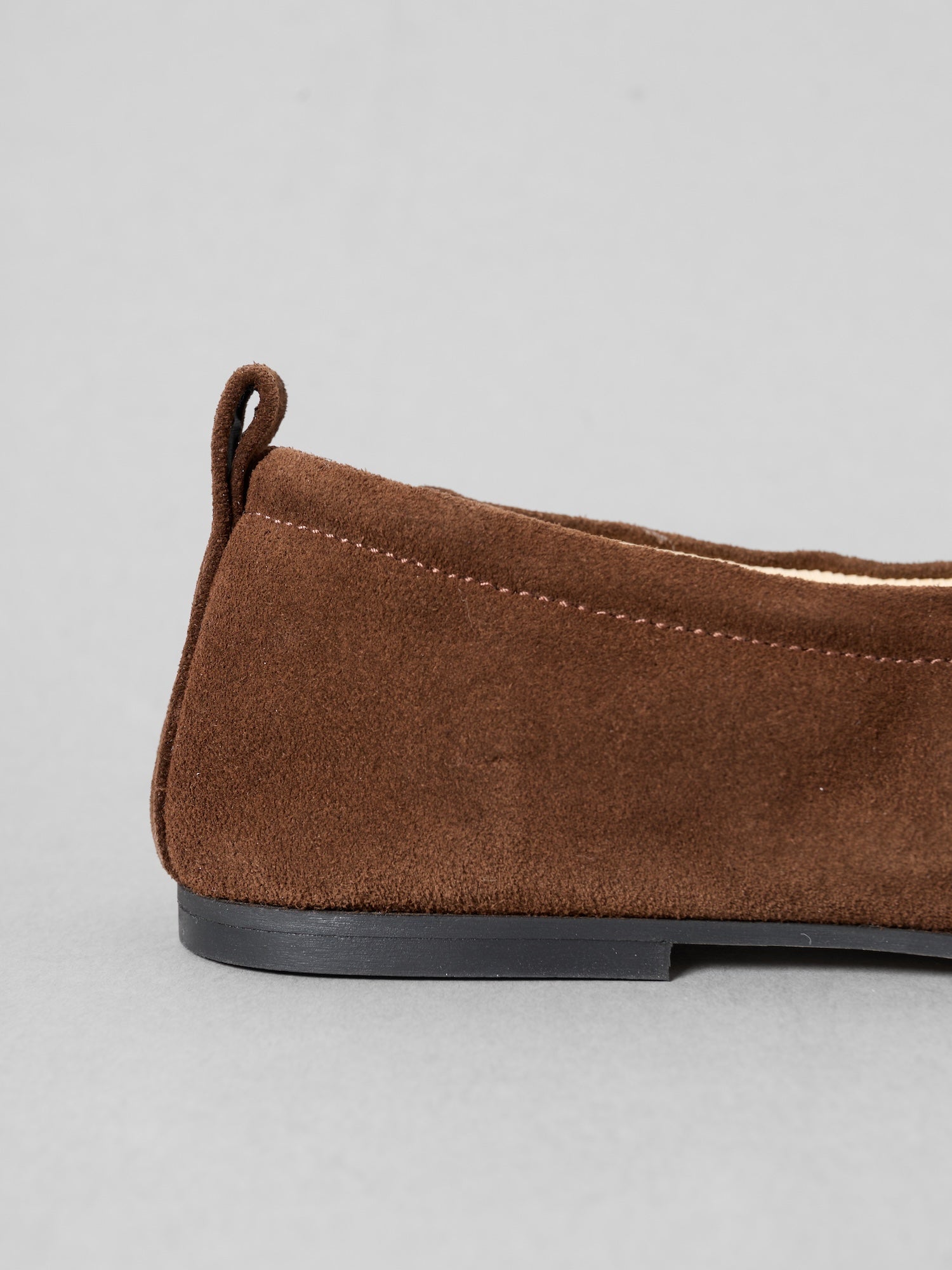 Blankens The Sophie Brown Suede Ballerina