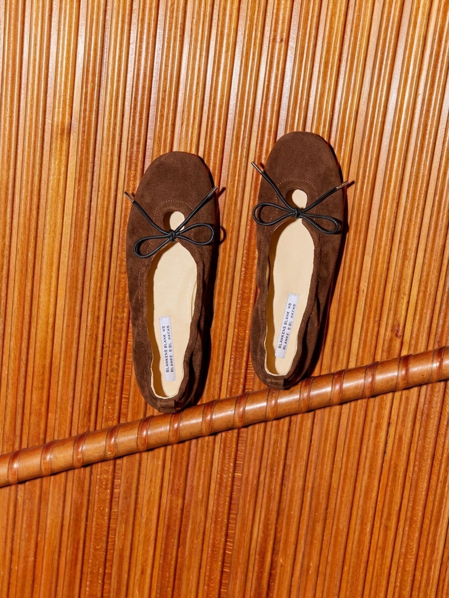 Blankens The Sophie Brown suede balleria
