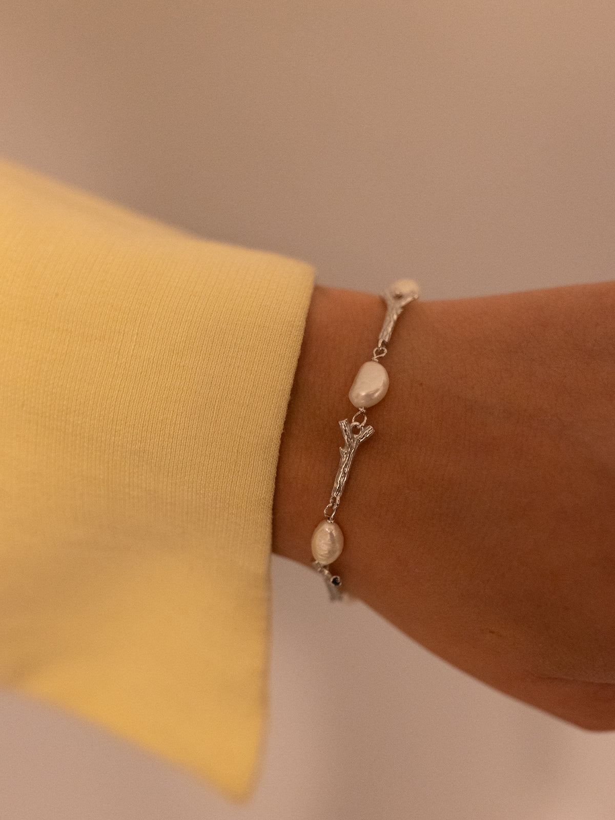 Blankens Stick and Pearl bracelet