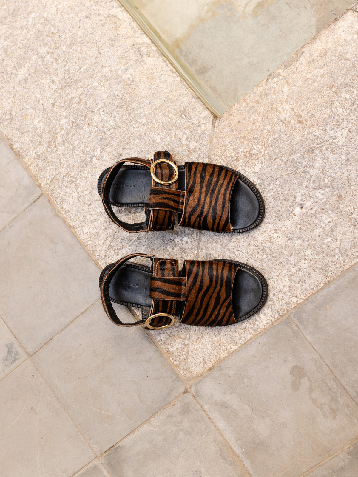 The Palermo Rust Zebra Hair-On Leather