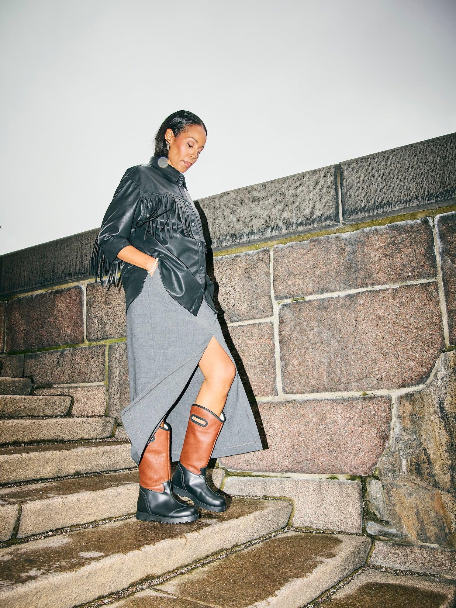 Blankens The Alexia High Brown Black