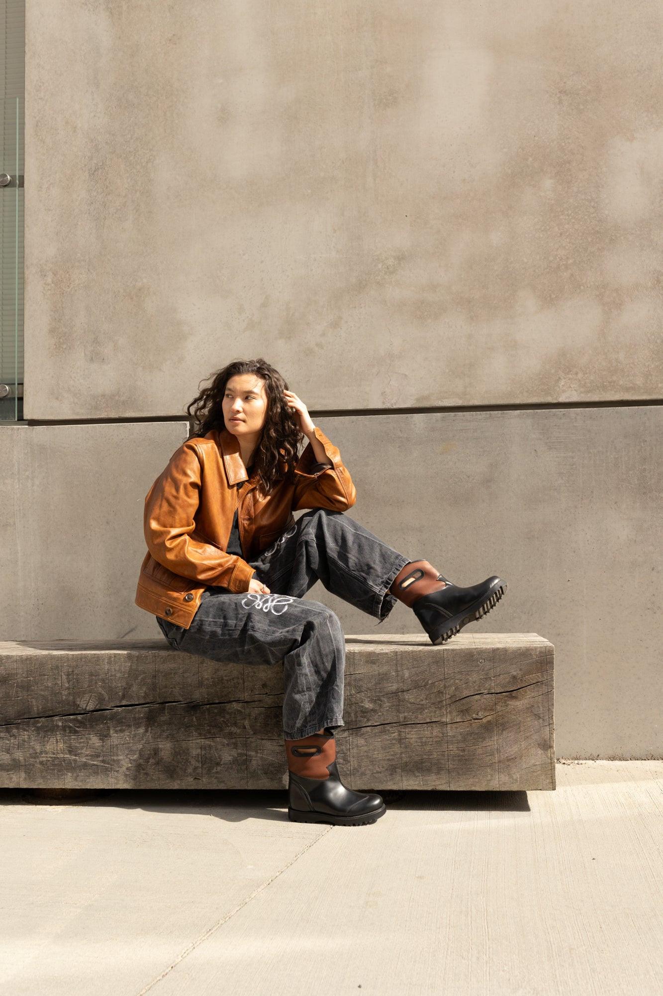 The Alexia Low Black Brown